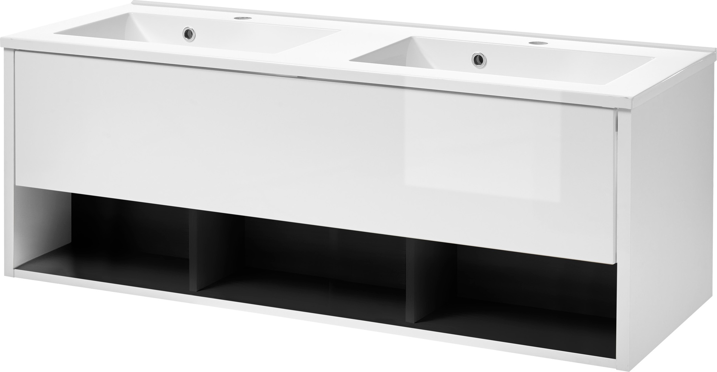 PLACES OF STYLE Badmöbel-Set »Studio Line, Bad im modernen Design, 3-teiliges Badezimmer« 3 Stk. tlg.