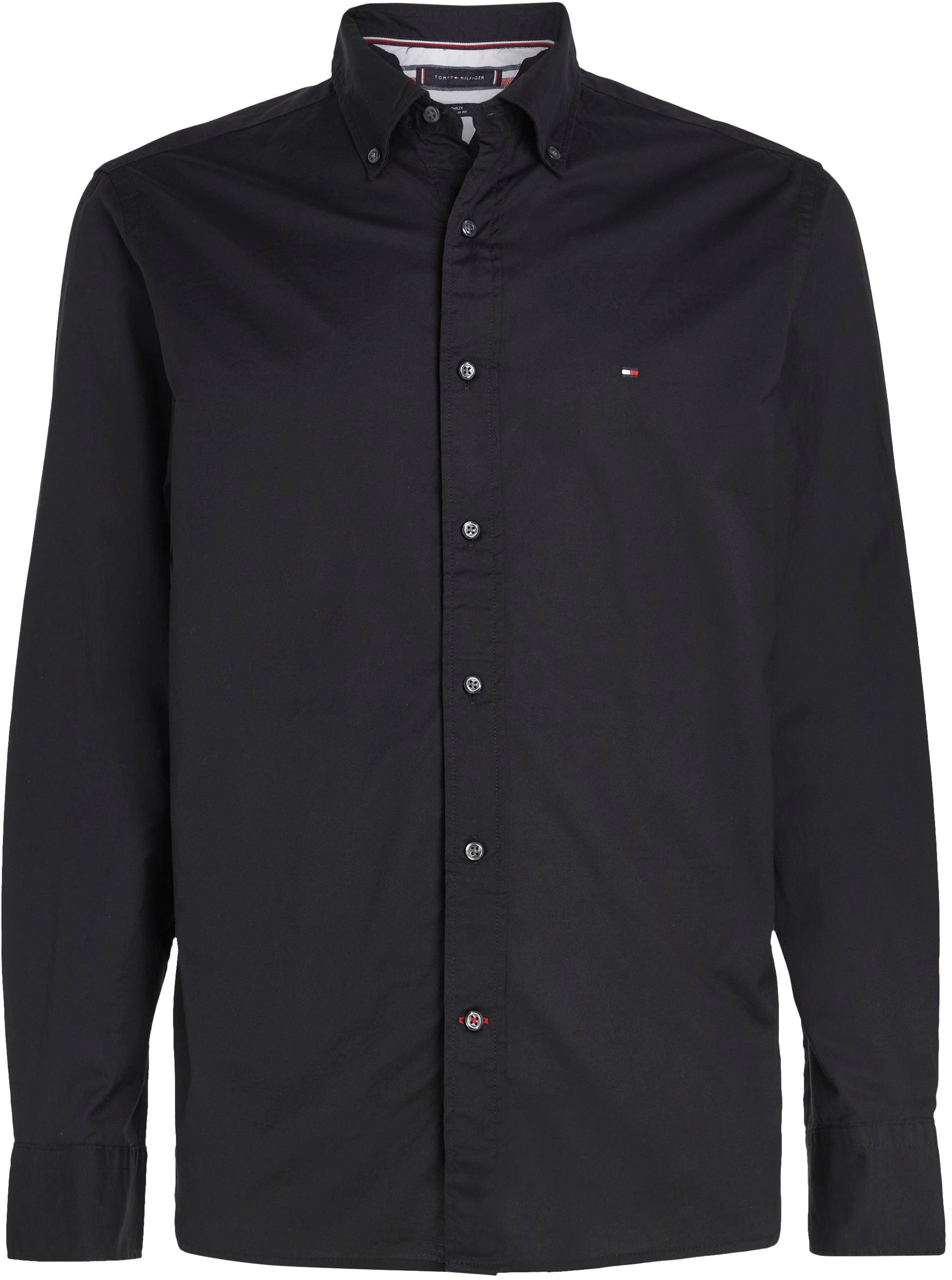 Tommy Hilfiger Langarmhemd »LA-Hemd Flex Poplin«