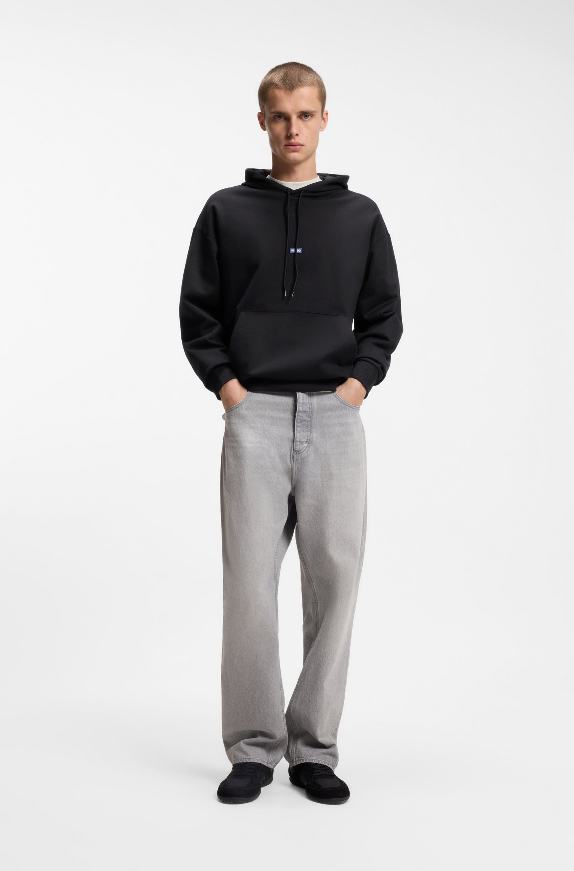 HUGO Kapuzensweatshirt »Nalonso«, Regular Fit, Kängurutasche, Kapuze mit Kordelzug
