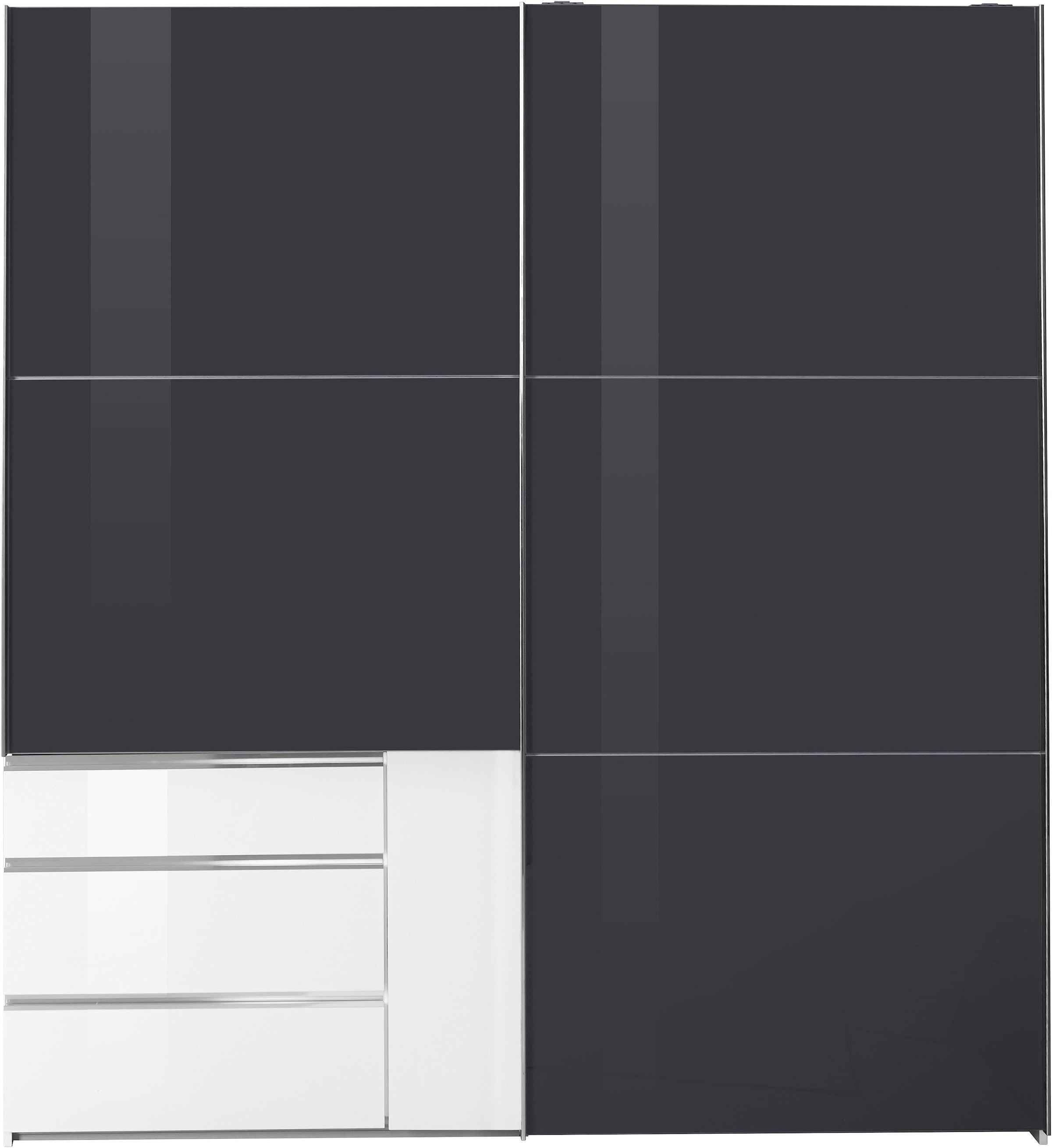Wimex Schwebetürenschrank »Level by fresh to go«, mit Glastüren