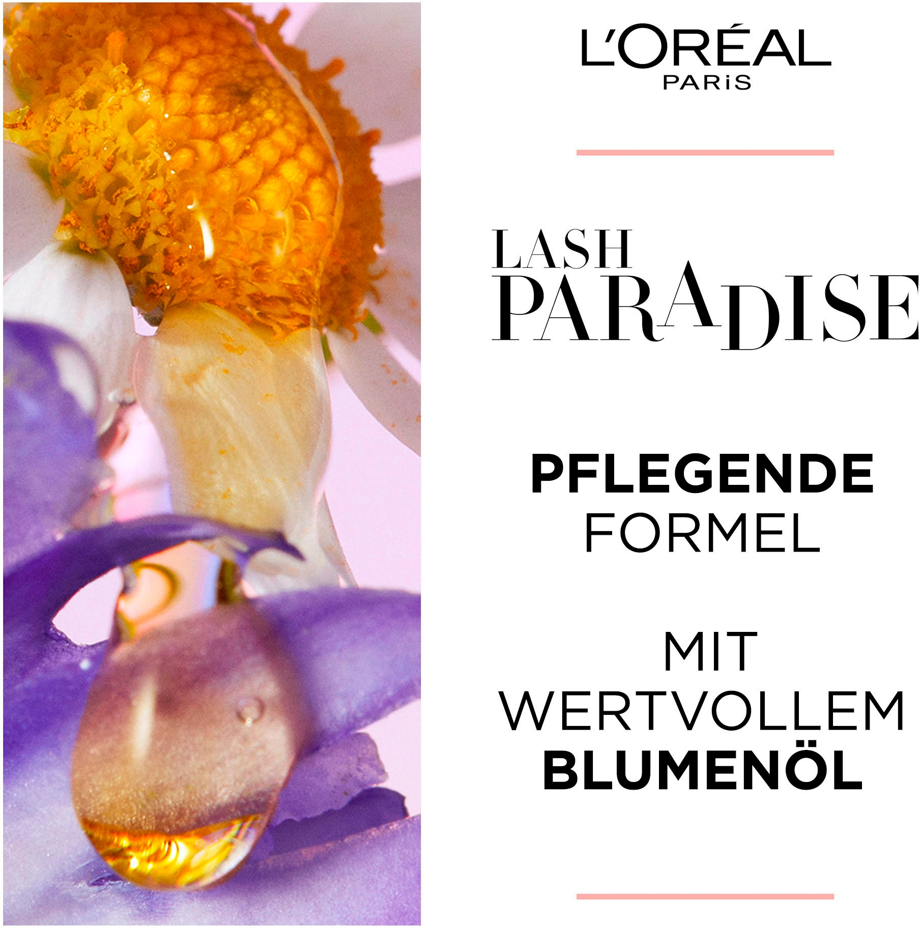 L'ORÉAL PARIS Mascara »Lash Paradise Intense Black DP«, mit pflegender Formel