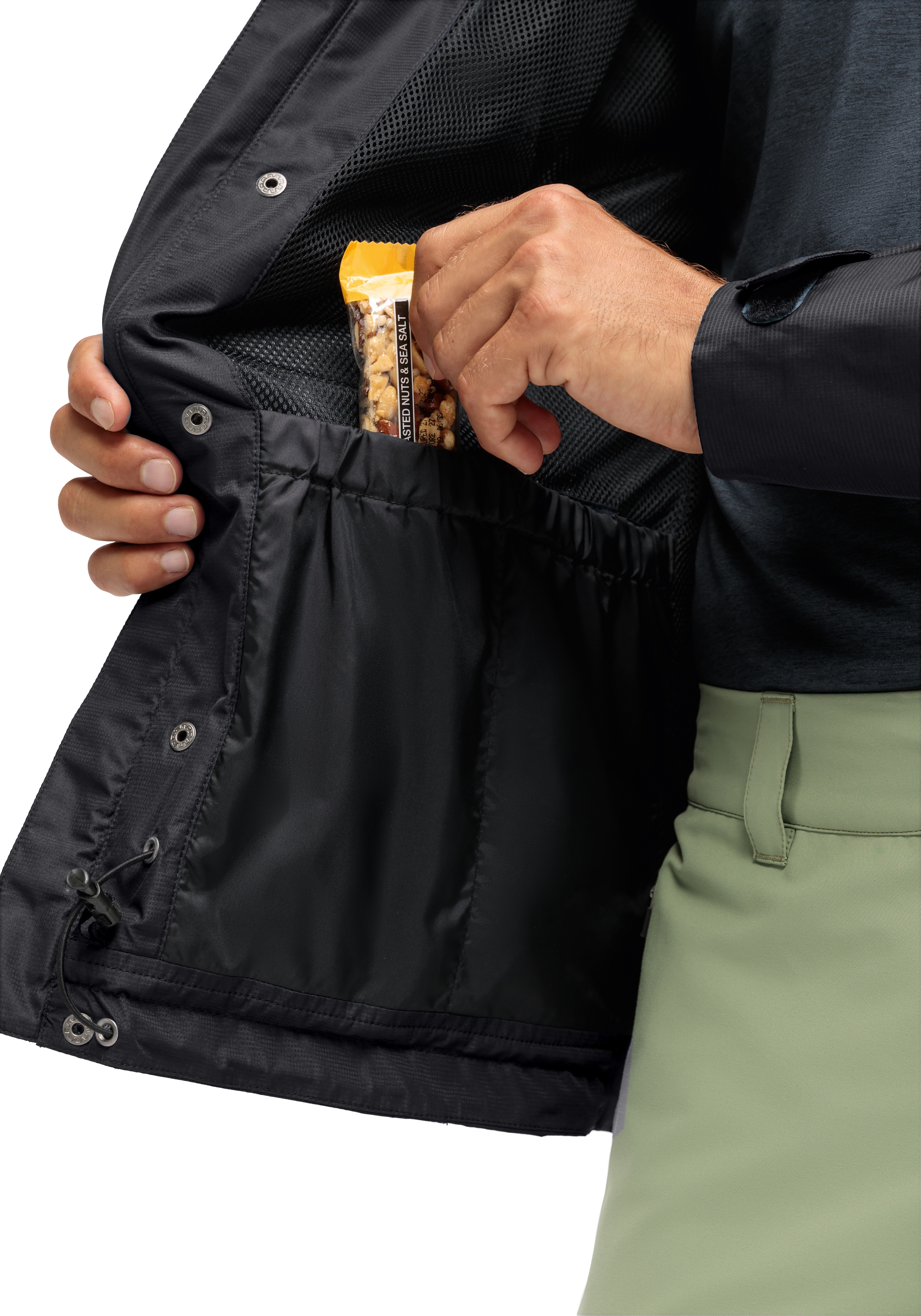 Maier Sports Outdoorjacke »Abbenstein M«, Herren Jacke wasserdicht, Funktionsjacke 2 Taschen außen + Innentasche