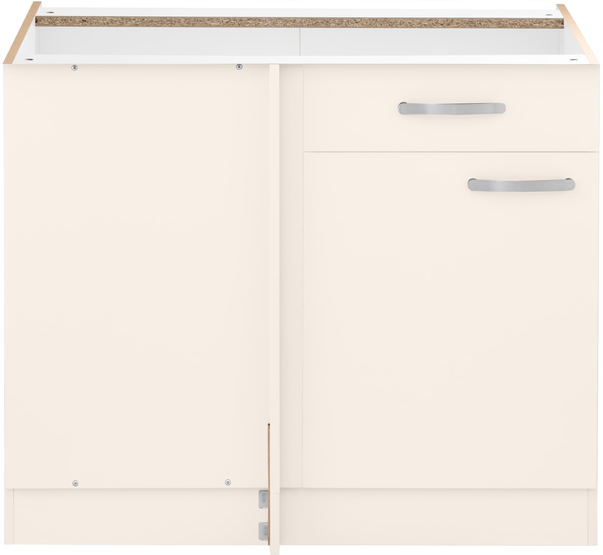 wiho Küchen Eckunterschrank »Kansas«, 100 cm breit, Planungsmaß 110 cm, ohne Arbeitsplatte