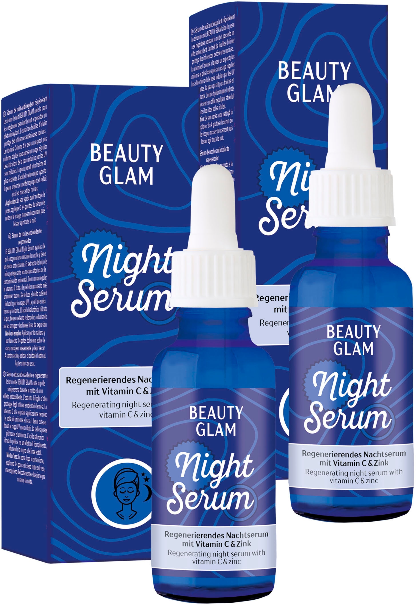 »Night GLAM UNIVERSAL Serum«, (2 tlg.) Gesichtspflege-Set | bestellen BEAUTY
