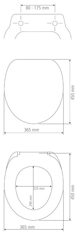 WENKO WC-Sitz »Pretty«, mit Softclose, aus Thermoplast