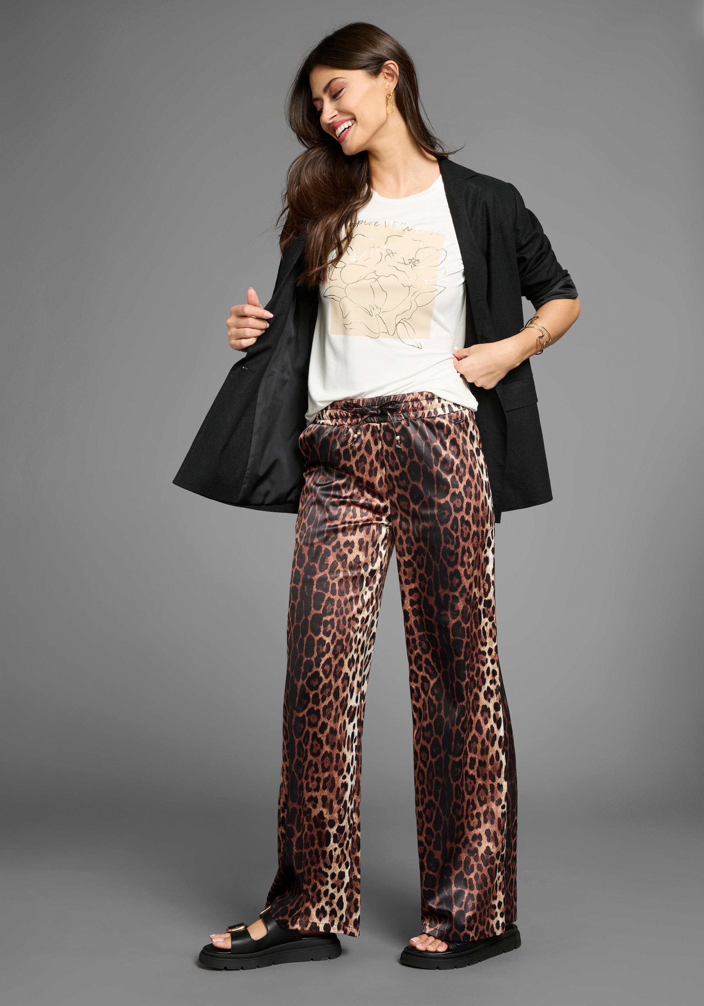 Laura Scott Schlupfhose, im Leo-Look