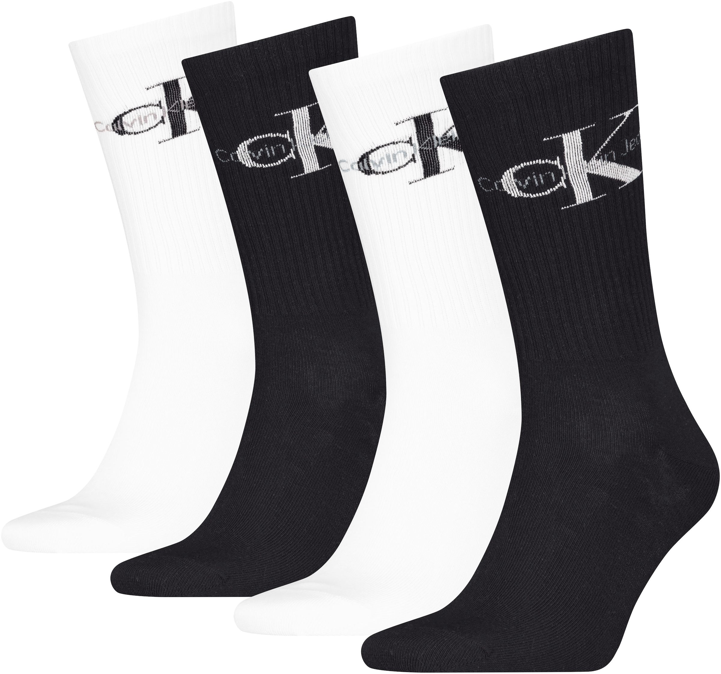 Calvin Klein Jeans Socken, (4 Paar), mit Logo