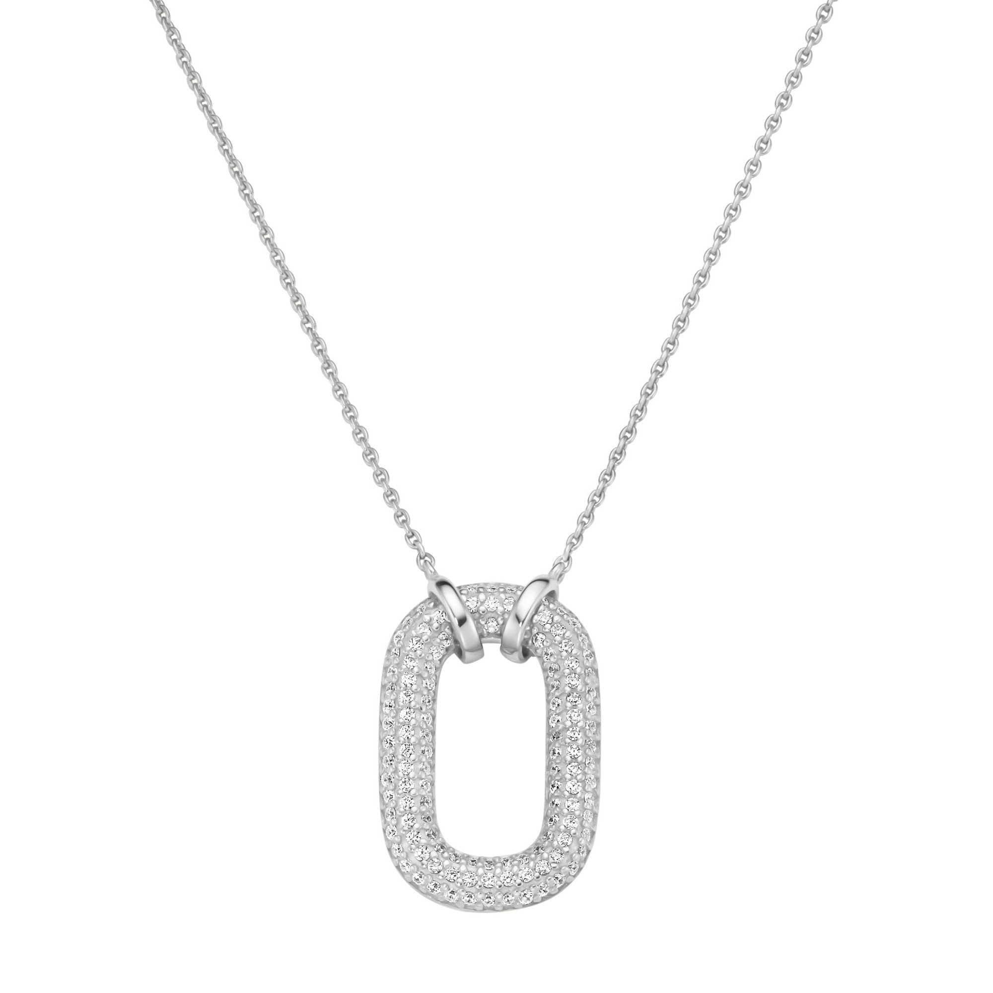 GIORGIO MARTELLO MILANO Collier »Collier mit Zirkonia, Silber 925«