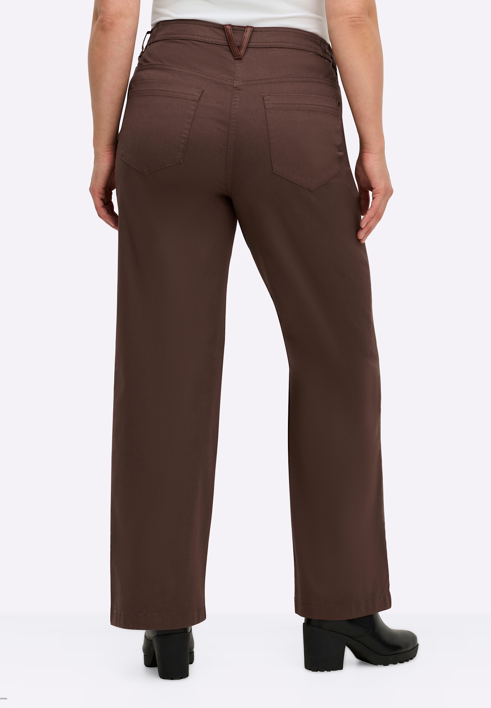 Sheego 5-Pocket-Hose »Twill-Hose 5-Pocket-Hose mit seitlichem Dehnbund«