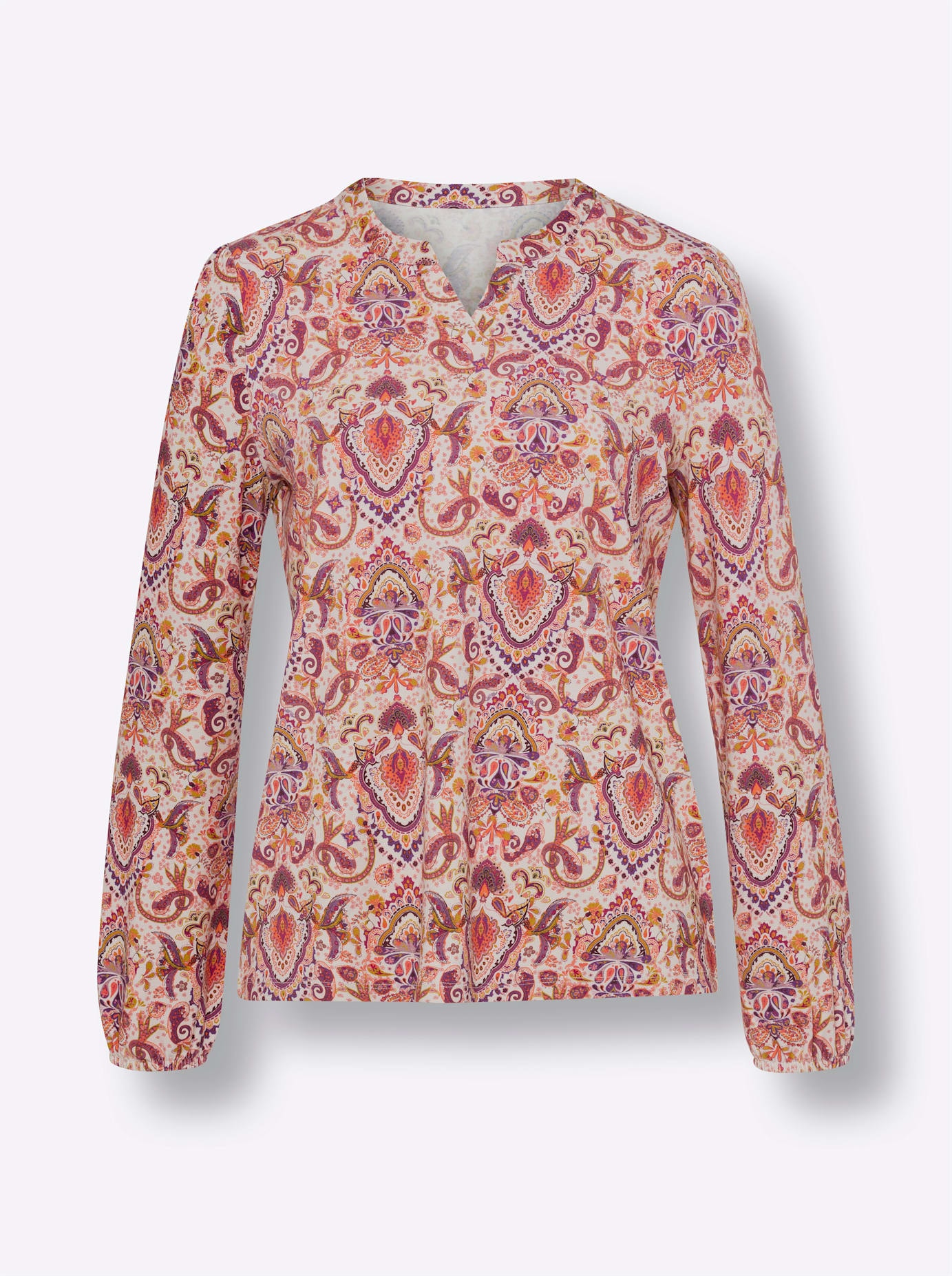 heine Langarmshirt »Druck-Shirt«, (1 tlg.)