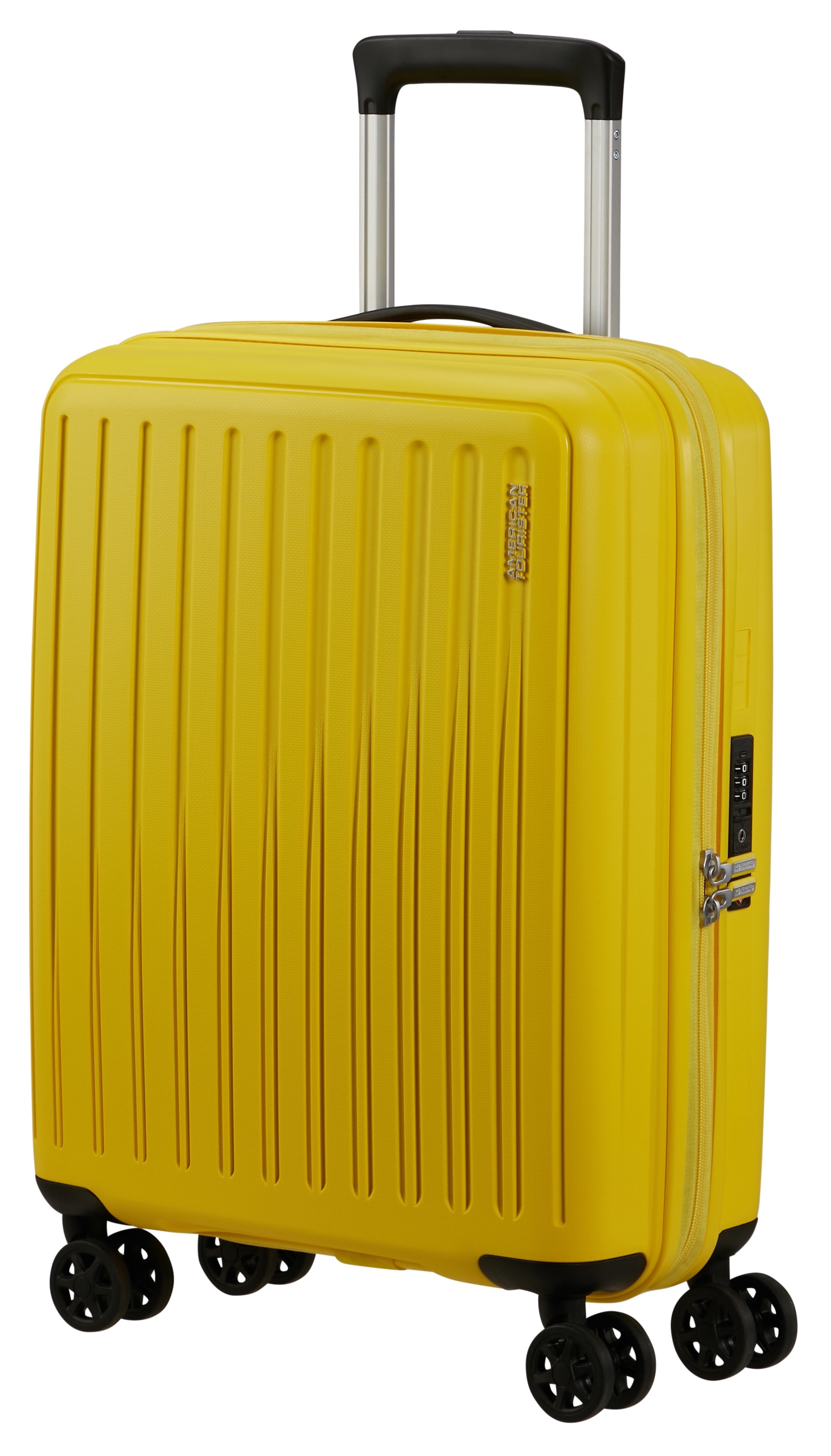 American Tourister® Hartschalen-Trolley »REJOY, verschiedene Größen und Farben«, 4 Rollen, Hartschalen-Koffer personalisierbar versenktes TSA-Schloss