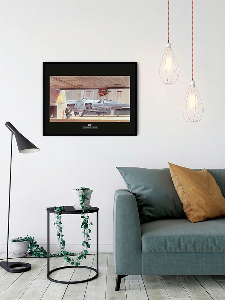 Komar Bild »Star Wars Classic RMQ Mos Eisley Hangar«, Star Wars, (1 St.), Wandbild zur Dekoration im Kinderzimmer - ohne Rahmen