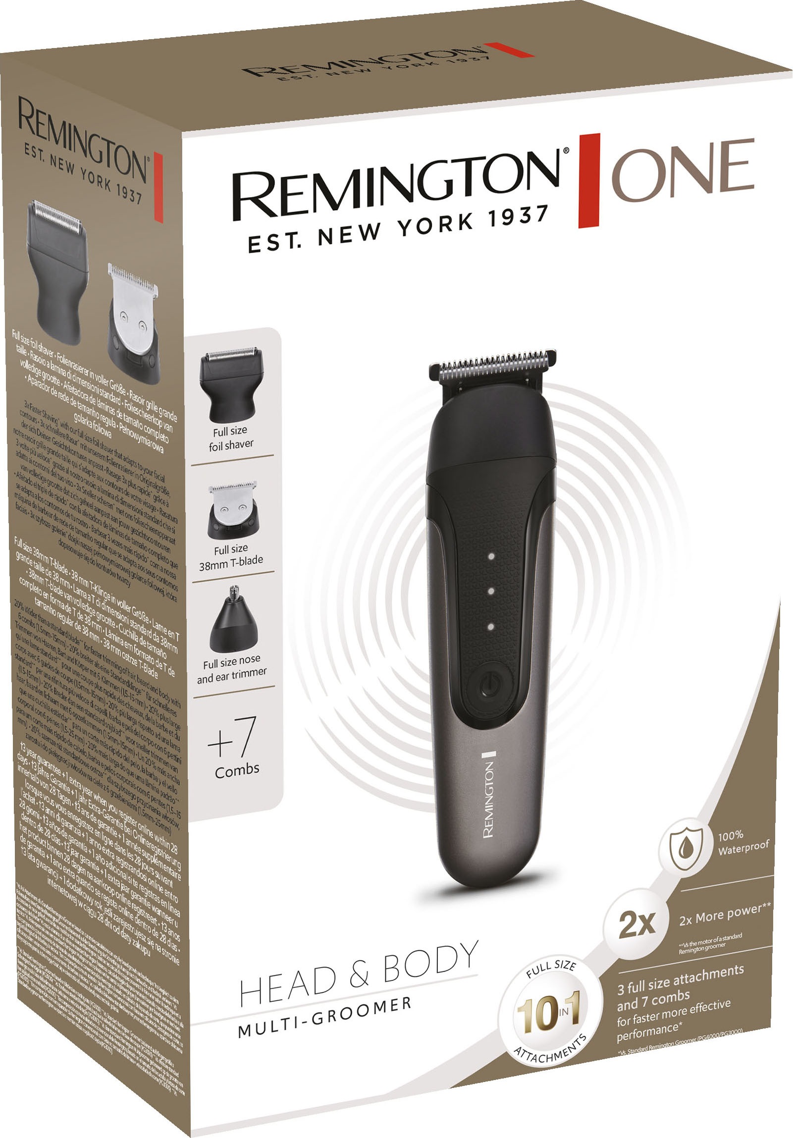 Remington Haar- und Bartschneider Aufsätze Multigroomer«, »PG760 kaufen online | UNIVERSAL Head&Body 3 One
