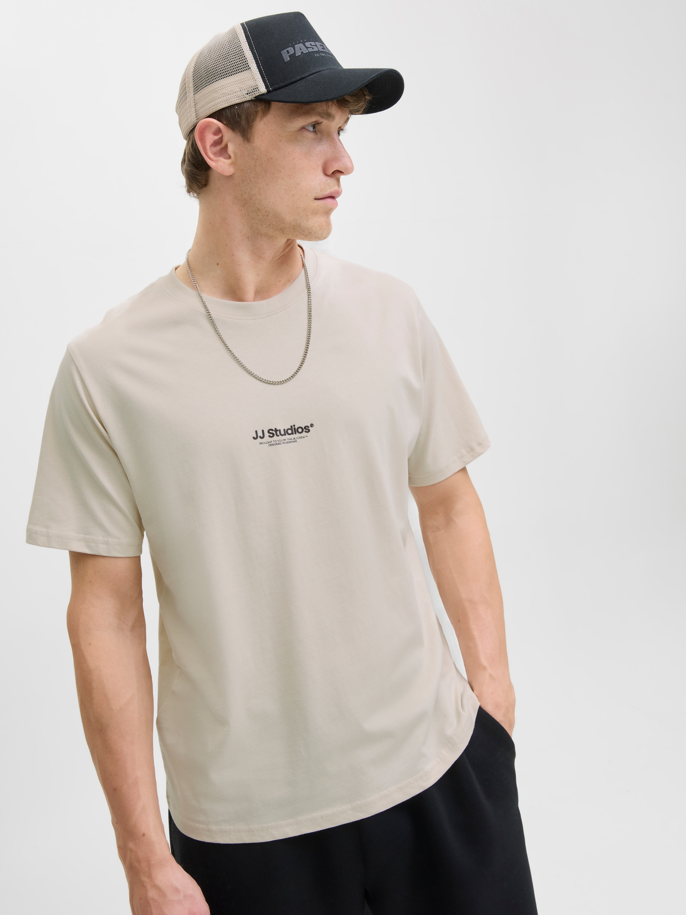 Jack & Jones T-Shirt »JJESOHO TEE SS CREW NECK NOOS«, mit stylischen Print