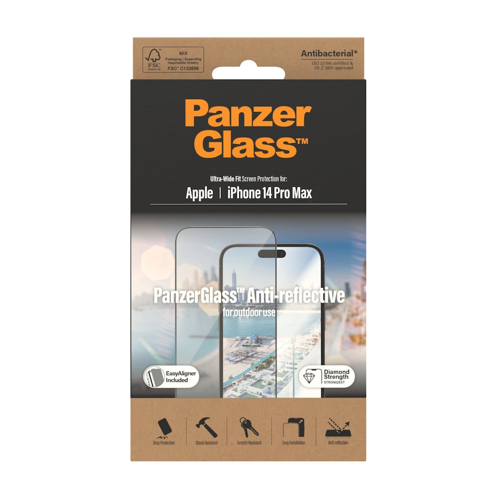 PanzerGlass Displayschutzglas »Anti-Reflective Screen Protector Ultra Wide Fit«