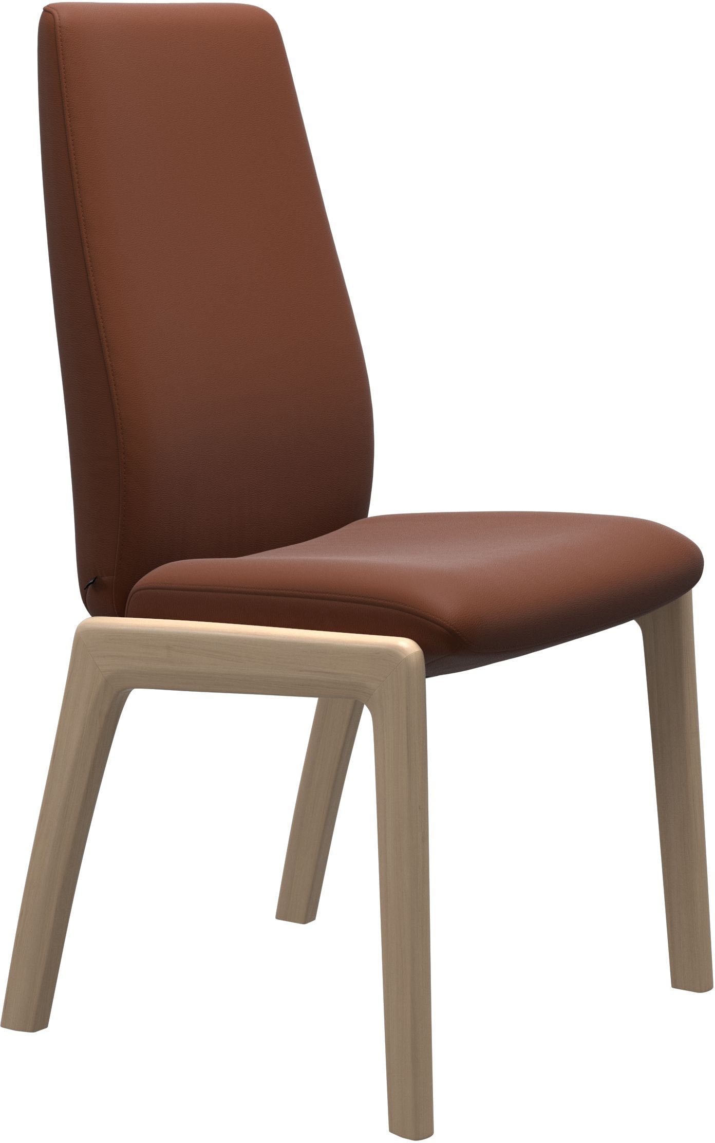 Stressless® Polsterstuhl »Laurel«, Leder PALOMA, High Back, Größe L, mit abgerundeten Beinen in Eiche gekalkt