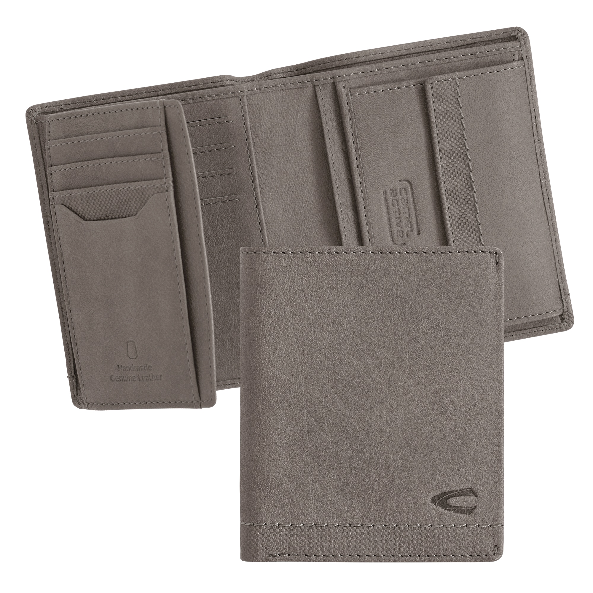 camel active Geldbörse »Nimbus« weich genarbtes Leder mit leicht abgesetzten Ziernähten, RFID Schutz