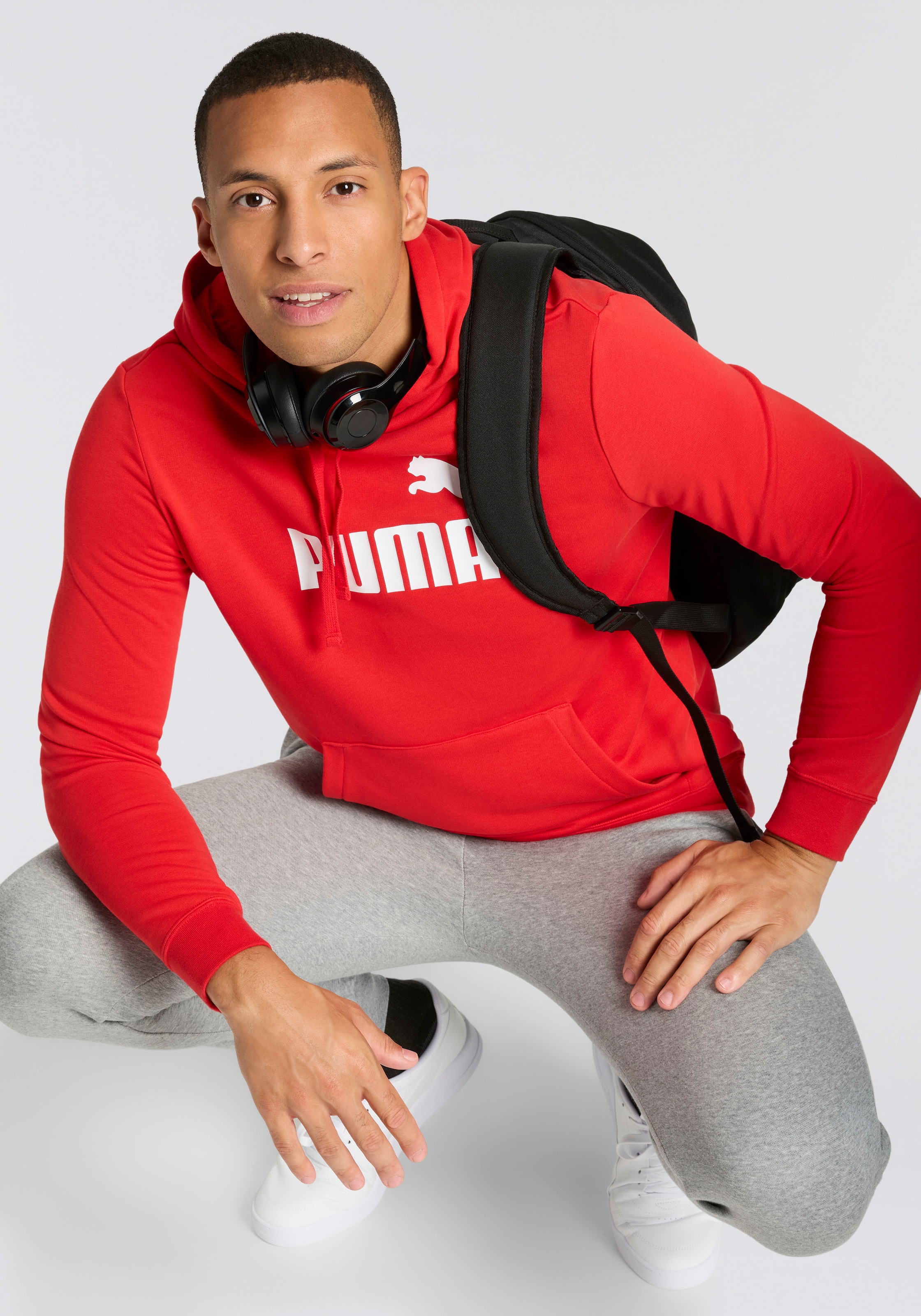 PUMA Kapuzensweatshirt »ESS NO. 1 LOGO HOODIE TR«, French Terry Material für angenehmes Tragegefühl, sportlicher Look