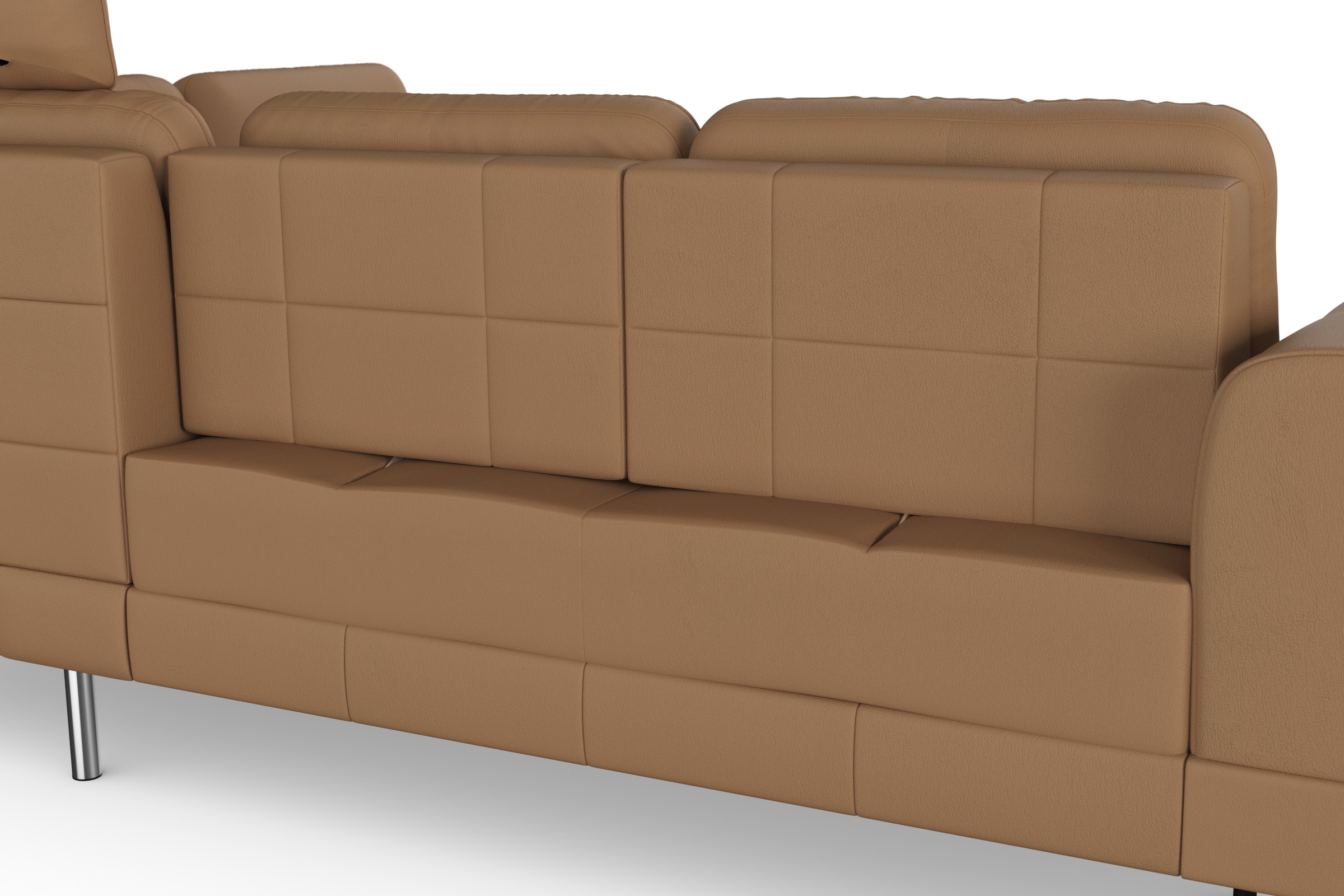 sit&more Ecksofa »Bendigo L-Form«, inklusive Sitztiefenverstellung, Bodenfreiheit 15 cm, in 2 Fußfarben