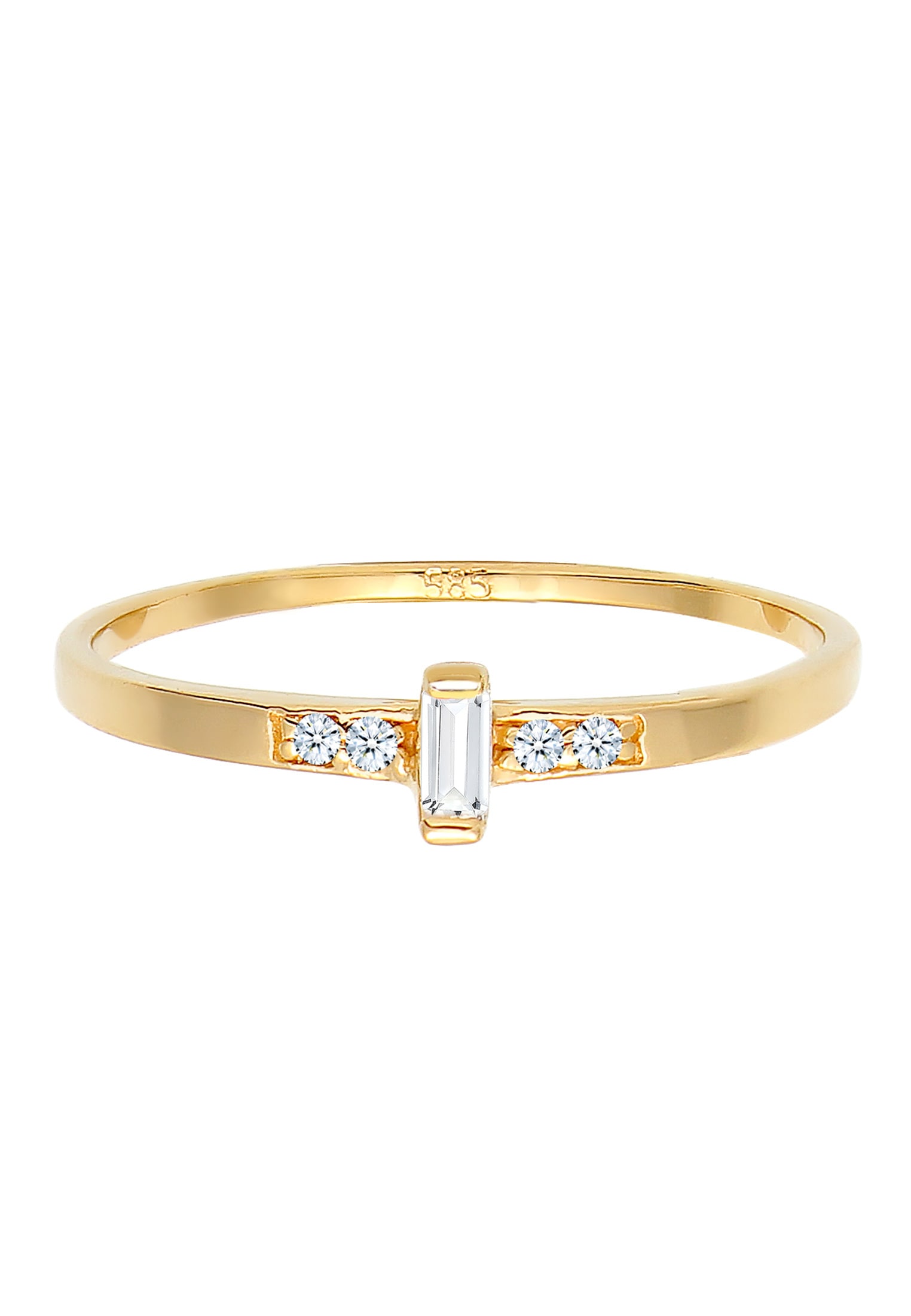 Elli DIAMONDS Trauring »Ring Topas Diamant (0.02ct) 585 Gelbgold«