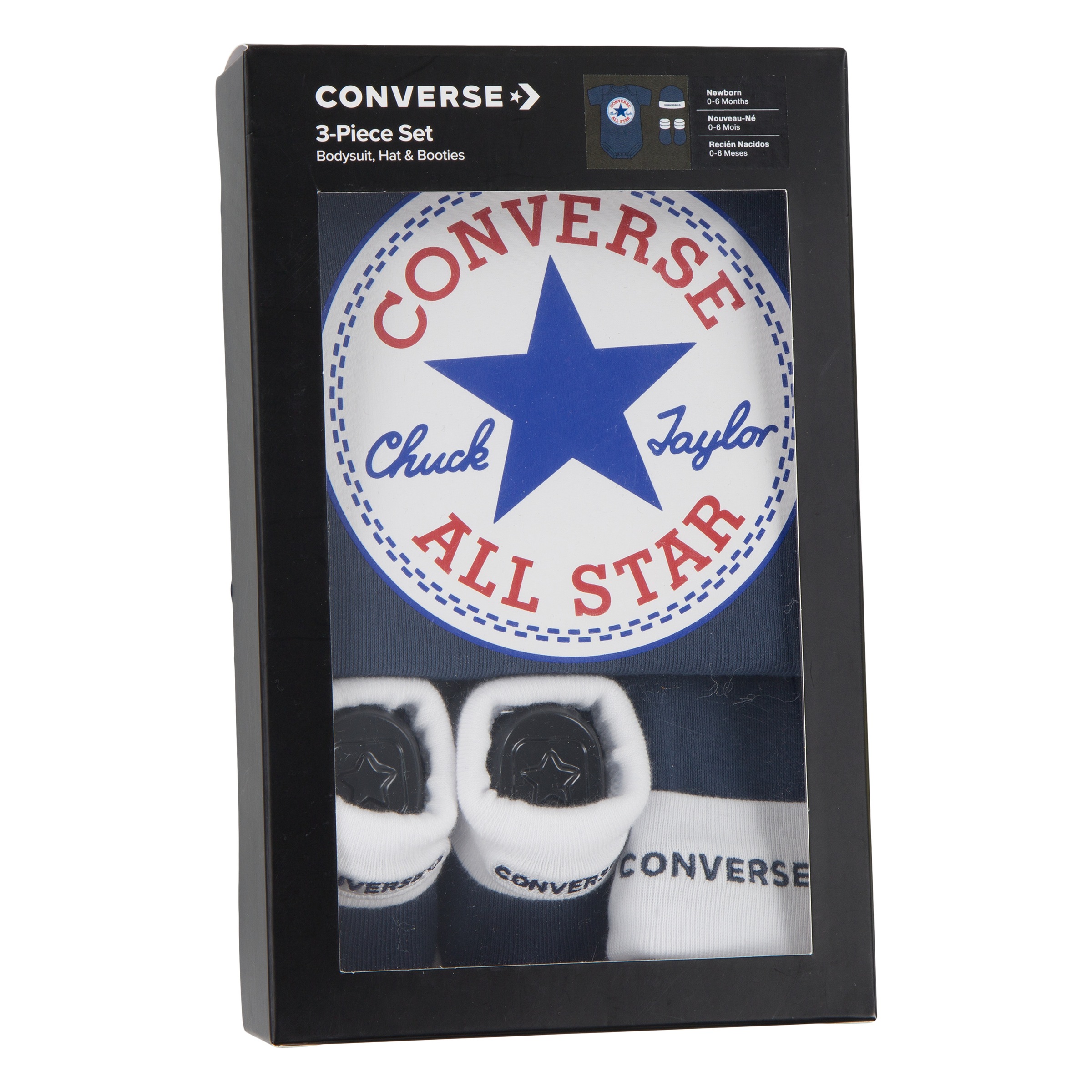 Converse Erstausstattungspaket »CLASSIC CTP INFANT HAT BODYSUIT BOO«