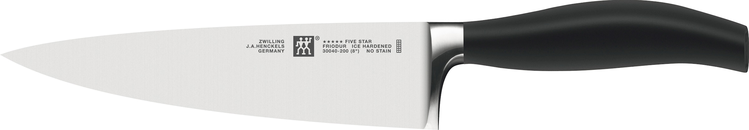 Zwilling Messer-Set »***** FIVE STAR«, (Set, 2 tlg., 1 Spick & Garniermesser (10 cm), 1 Kochmesser (20 cm), Made in Germany, Sonderschmelze, Ergonomisch, 2-tlg.