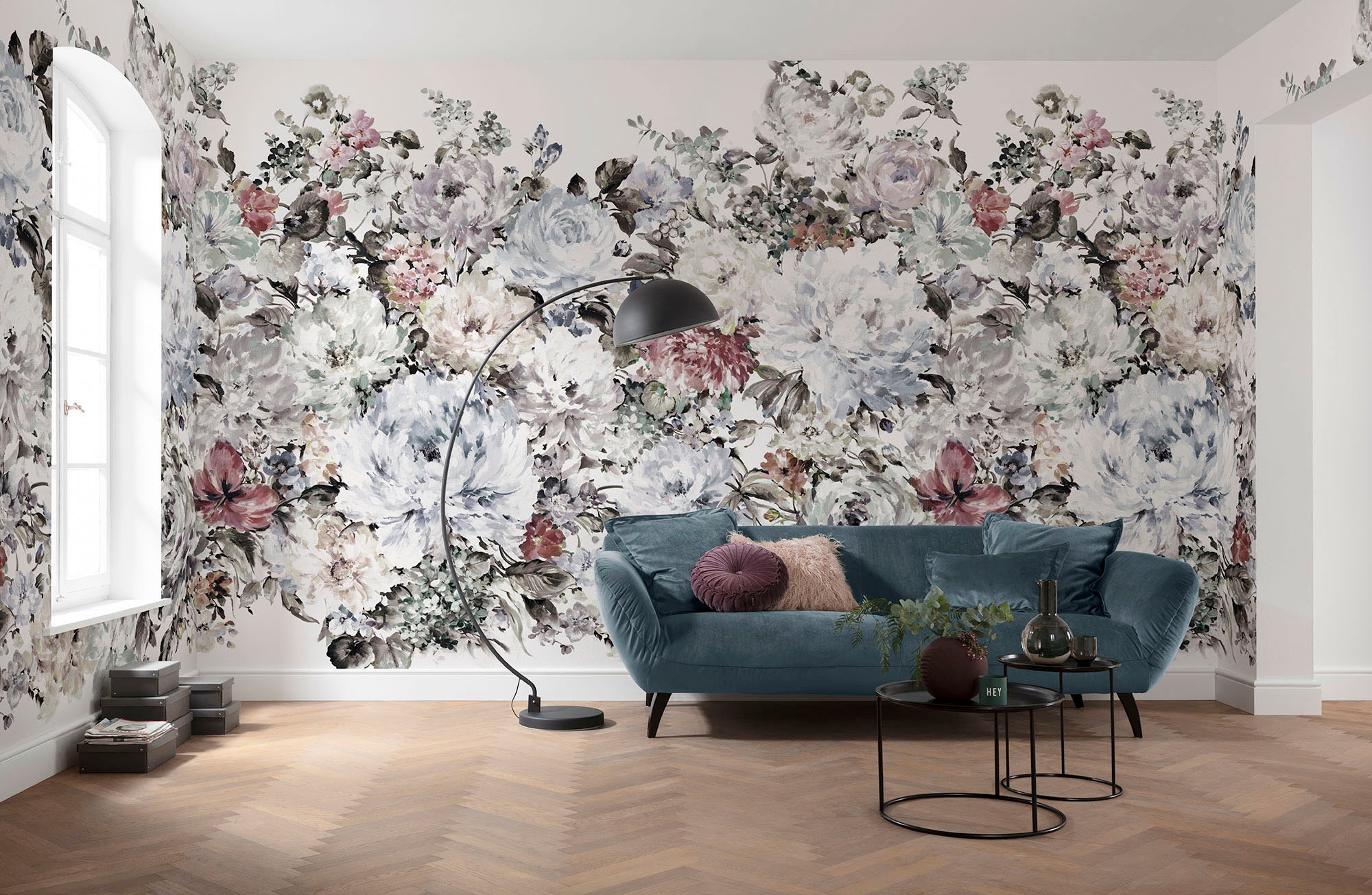 Komar Vliestapete »Digitaldruck Vlies -  Gentle Grace - Größe 300 x 250 cm« bedruckt glatt Wohnzimmer, Schlafzimmer