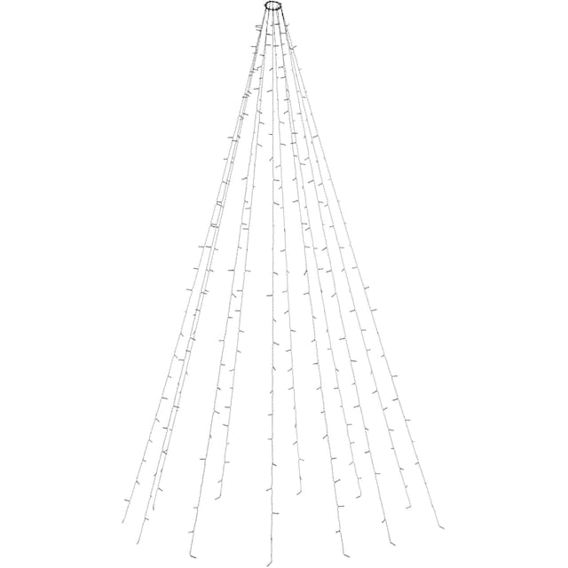 my home LED-Baummantel »Maddox, Weihnachtsdeko aussen, Christbaumschmuck«,  Baumvorhang, mit Timer