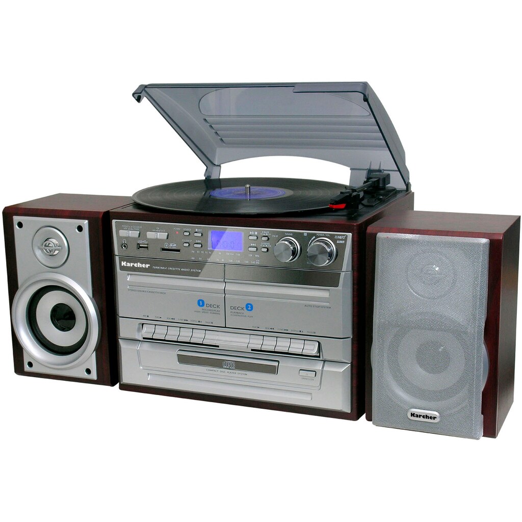 Karcher Stereoanlage »KA 320«, (FM-Tuner-AM-Tuner 4 W)