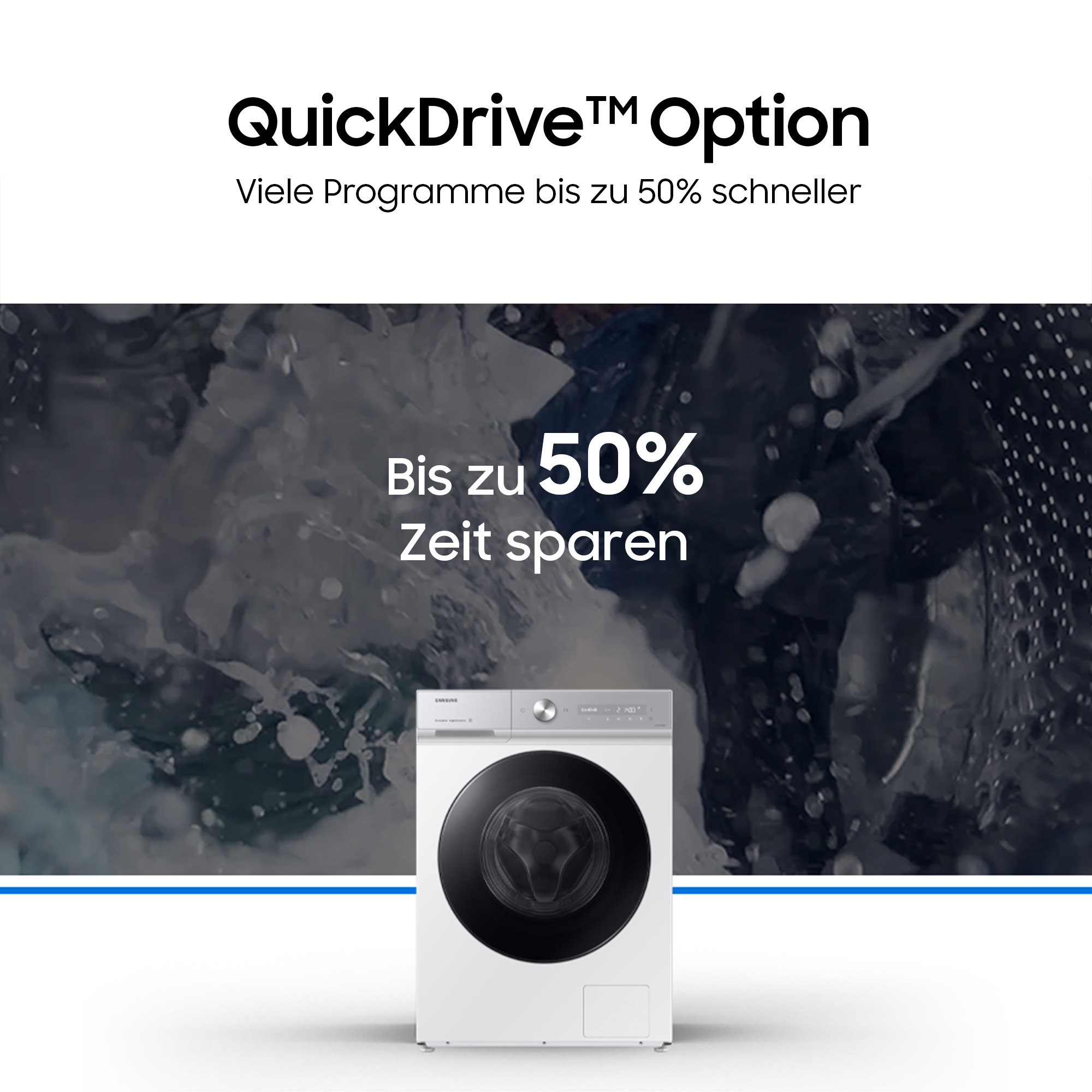 Samsung Waschmaschine »WF90H09C4W« 9 kg 1400 U/min Großes 7" Touchdisplay   So smart wie dein Phone