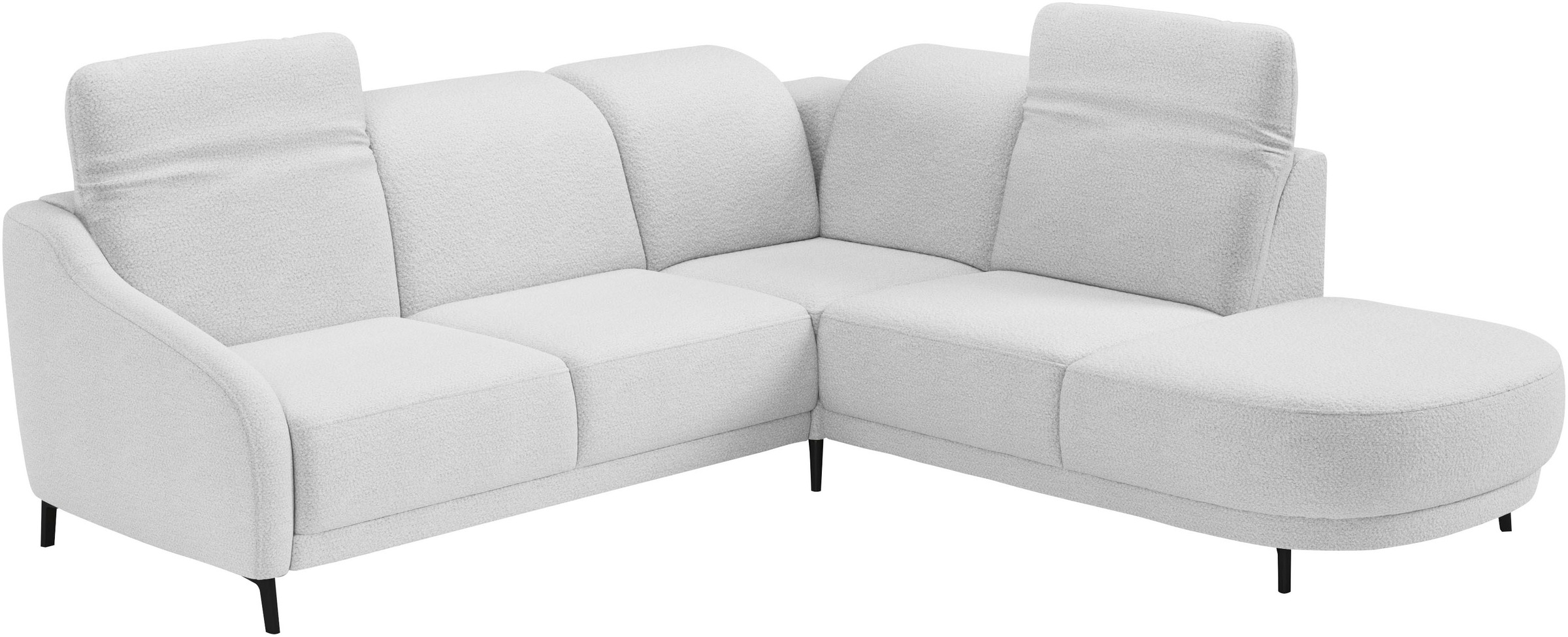 sit&more Ecksofa »Blues L-Form«, wahlweise mit Klapptisch und USB