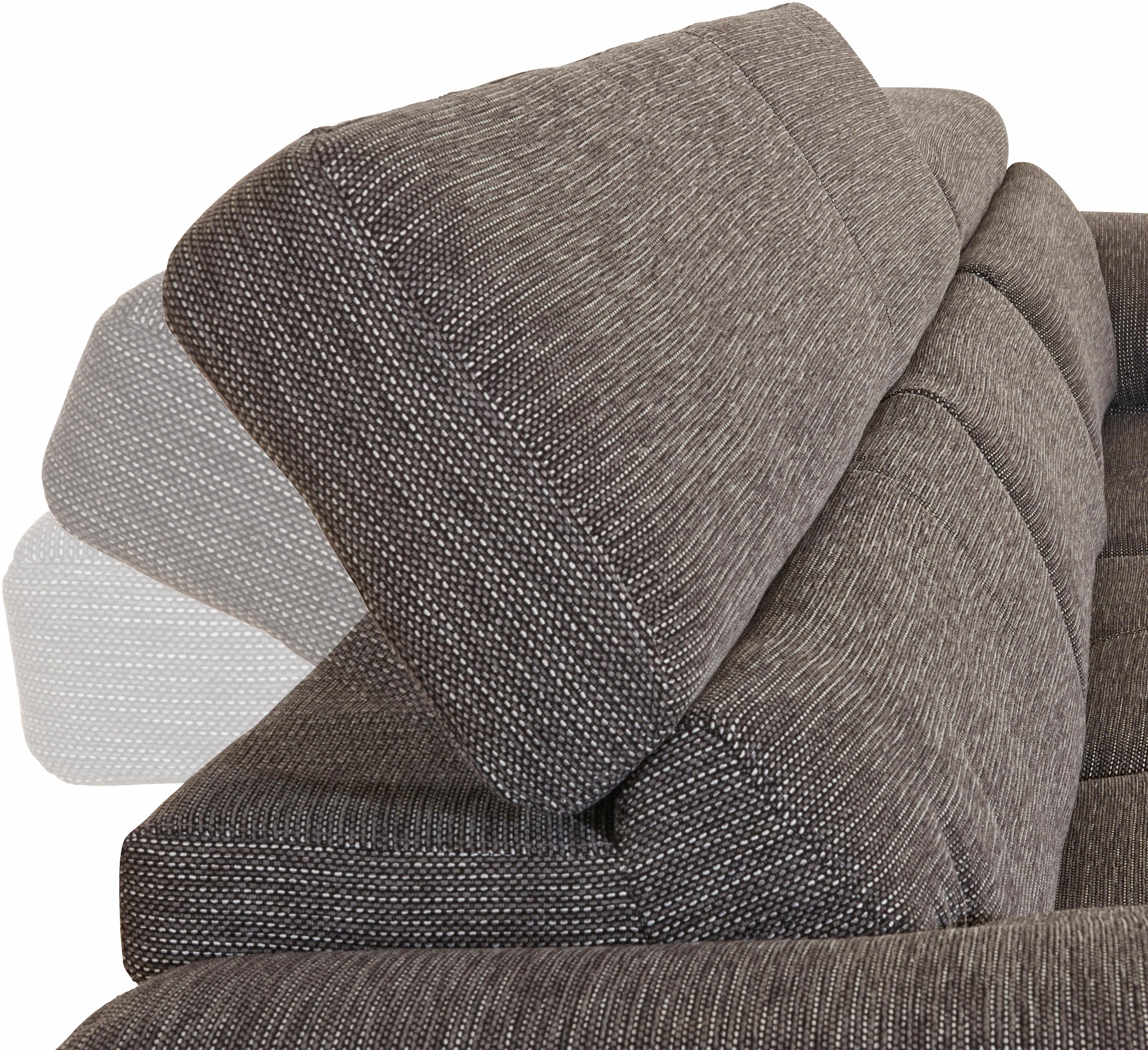 COTTA Ecksofa »Speedway L-Form«, mit Kopfteilverstellung, wahlweise mit Bettfunktion & Bettkasten