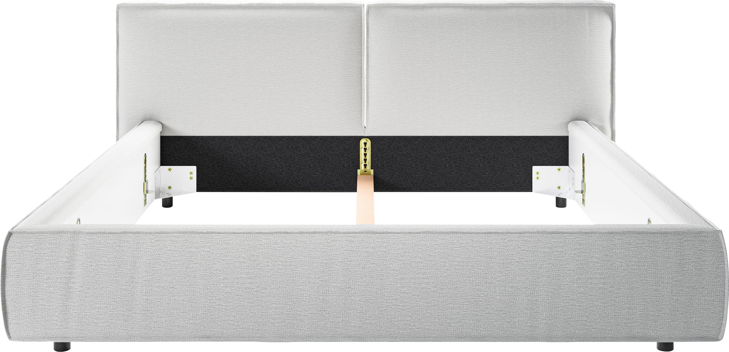 Home affaire Polsterbett »Adrina mit Biesenoptik, Feincord und Luxus-Microfaser« bis 280kg, auch in Überlänge 220 cm, 4 Breiten bis 200cm