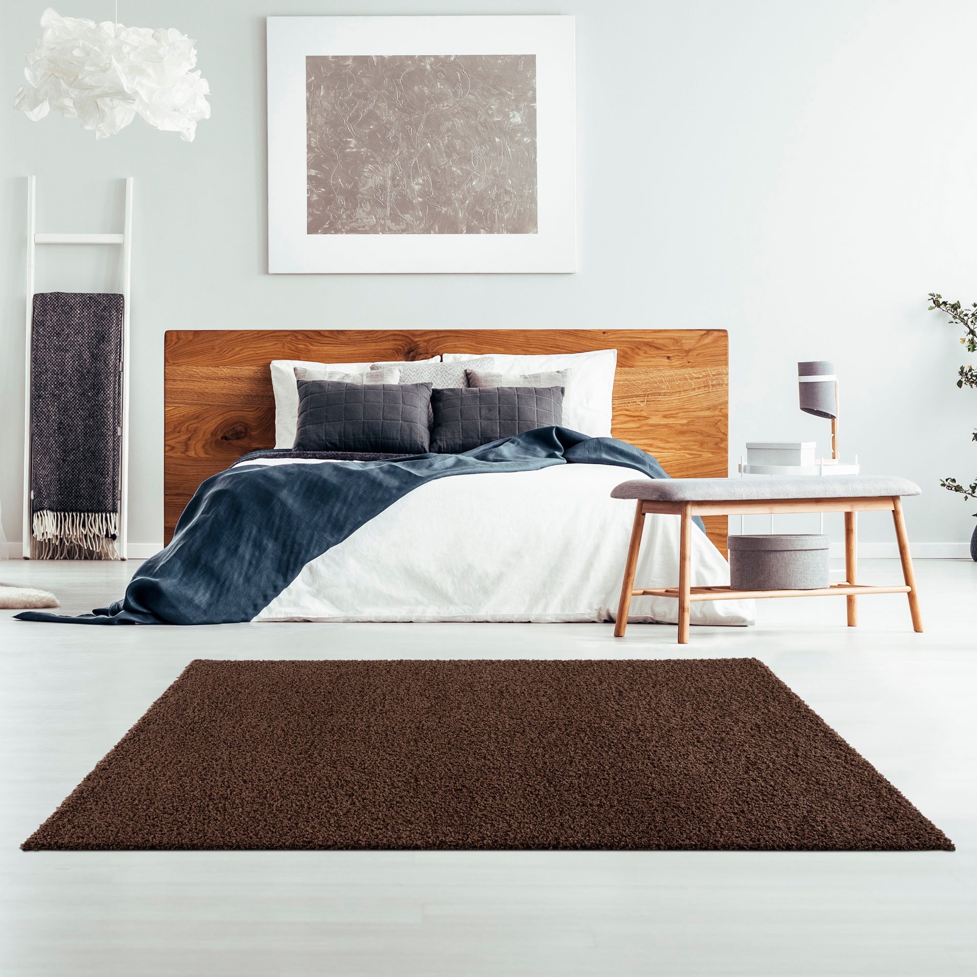 Sanat Hochflor-Teppich »LOCA« rechteckig 30 mm Höhe Wohnzimmer, Langflor, Shaggy, Schlafzimmer