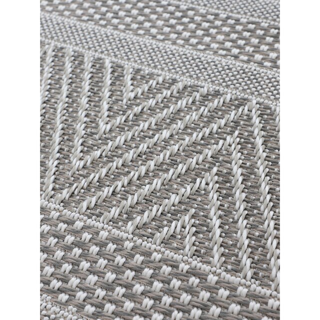 carpetfine Teppich »Boho 101«, rechteckig, robustes Flachgewebe, Sisal Optik,  UV-beständig, Außenbereich