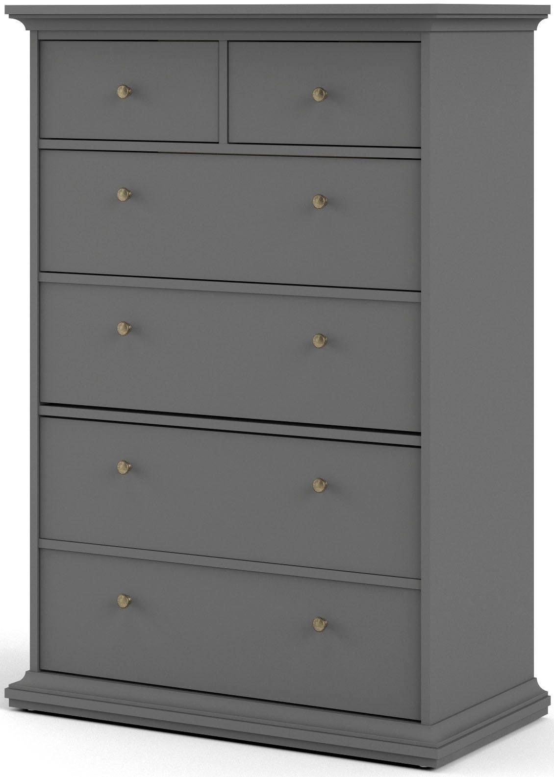 Home affaire Sideboard »Paris« mit vielen Stauraummöglichkeiten und Rahmenoptik, Breite Höhe 140 cm