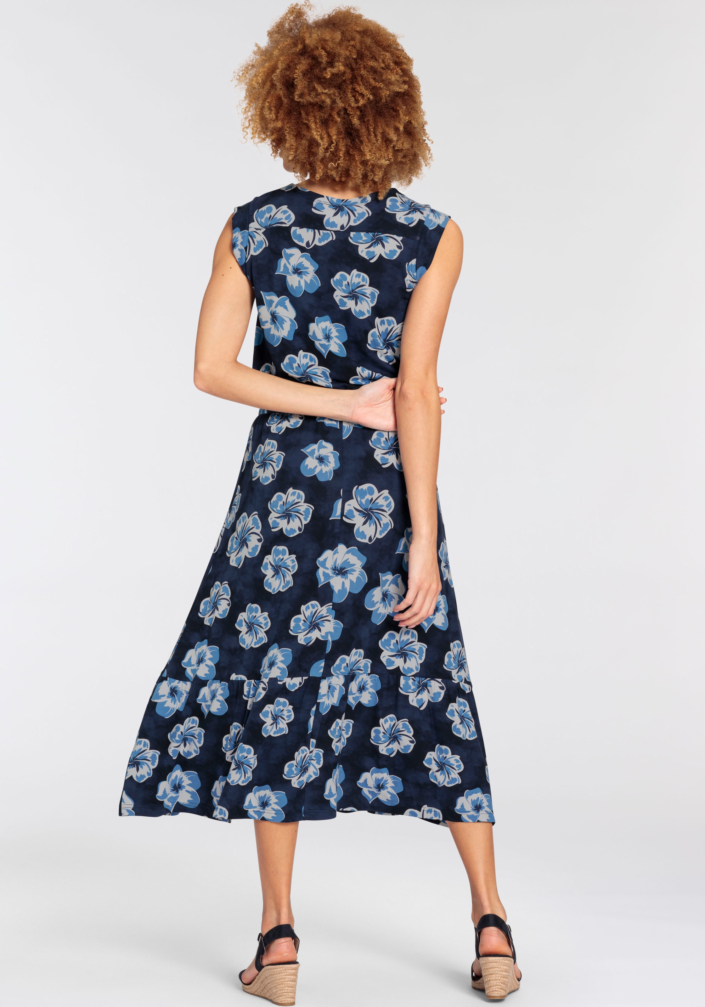 Boysen's Maxikleid, mit maritimen Floral-Alloverdruck - NEUE KOLLEKTION