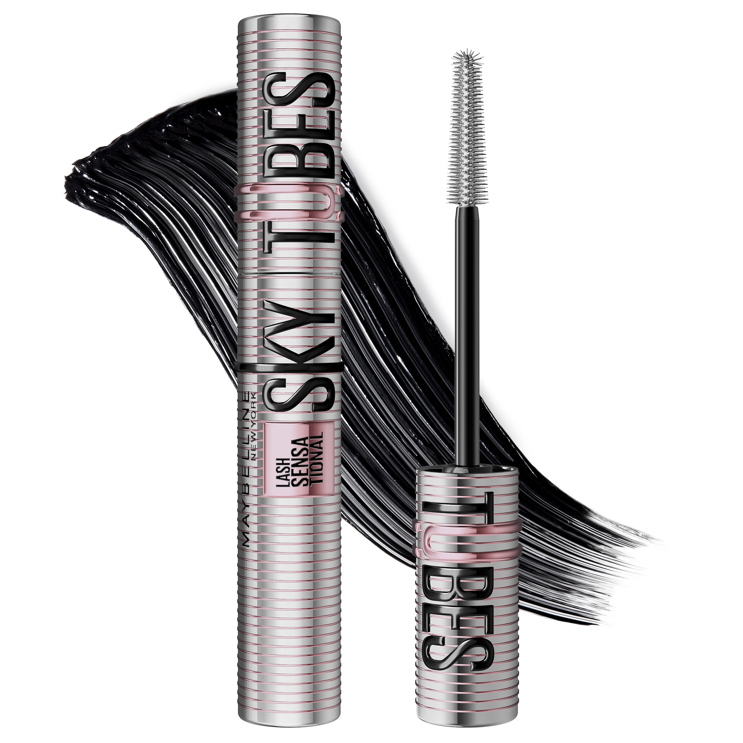 MAYBELLINE NEW YORK Mascara »LASH SENSATIONAL SKY TUBES TUBING MASCARA« Wimper für Wimper ultimative Länge