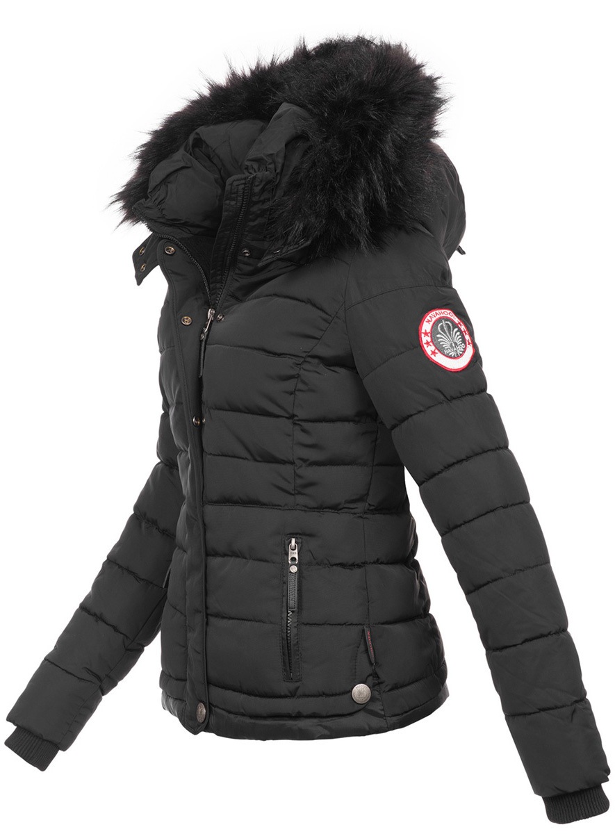 Navahoo Steppjacke »Navahoo Chloe warme Damen Winter Jacke Parka Mantel Stepp Kurzjacke gefüttert NEU B301«