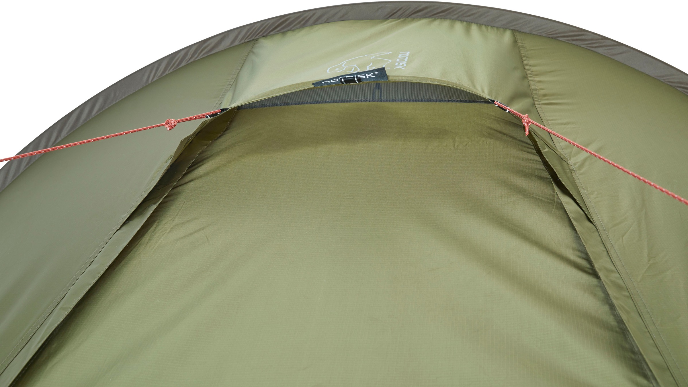 Nordisk Tunnelzelt »Halland 2 PU Tent Dark Olive«, 2 Personen, (Packung, 1 tlg.)