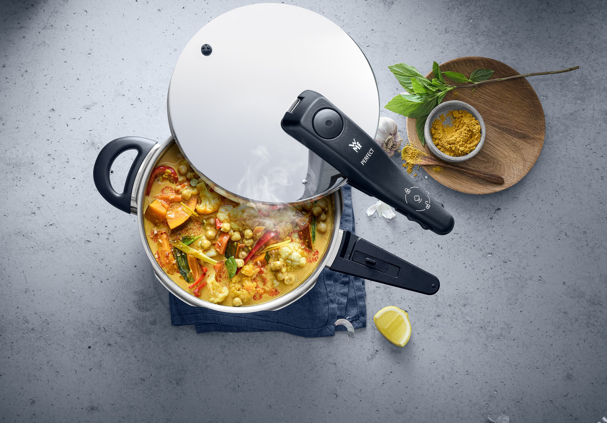 WMF Schnellkochtopf »Perfect Dampfkochtopf« Cromargan® Edelstahl Rostfrei 18/10