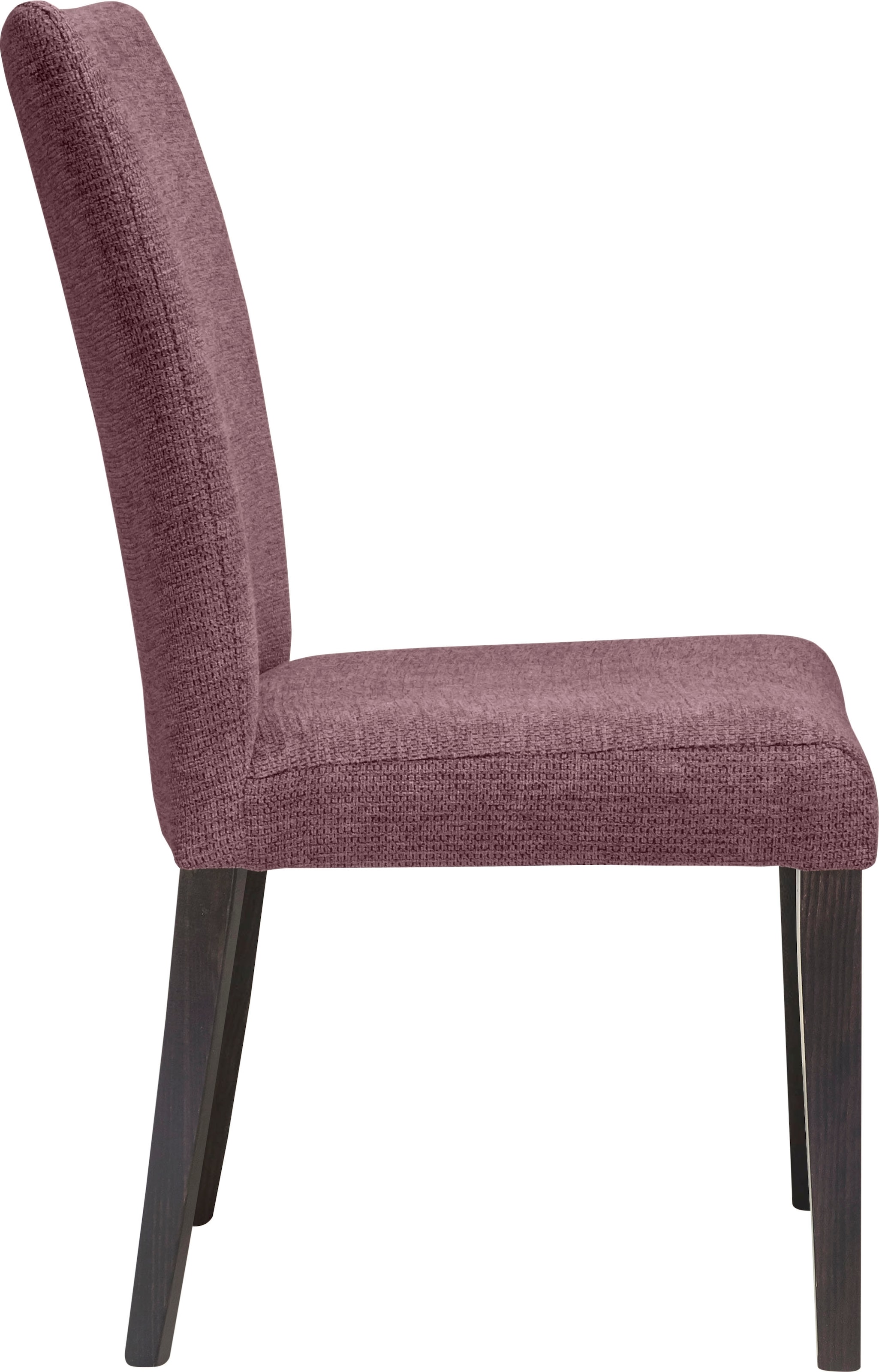 Home affaire 4-Fußstuhl »Aspen« (Set) 2 Stk.Beine aus massiver Buche, wengefarben lackiert