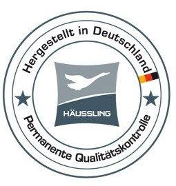 Haeussling 3-Kammer-Kopfkissen »Daune Comfort - BodyPerfect«, Füllung: 90 % Daunen, 10 % Federn & 85 % Federn, 15 % Daunen, Bezug: 100 % Baumwolle, (1 St.)