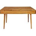 Home affaire Schreibtisch »Albert«, aus massivem Eichenholz, mit vielen Stauraummöglichkeiten, Breite 110 cm