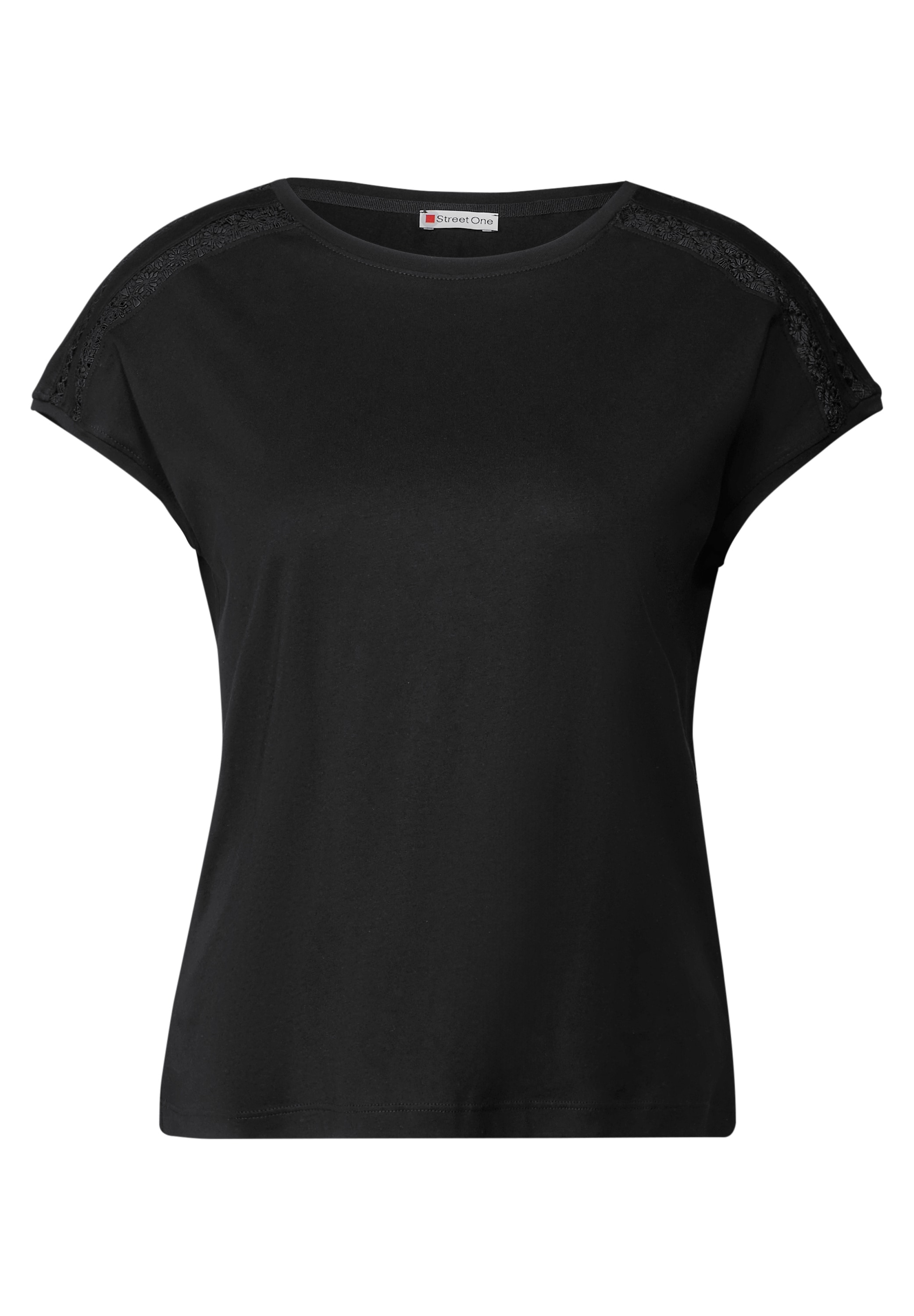 STREET ONE T-Shirt, mit Häkeldetails