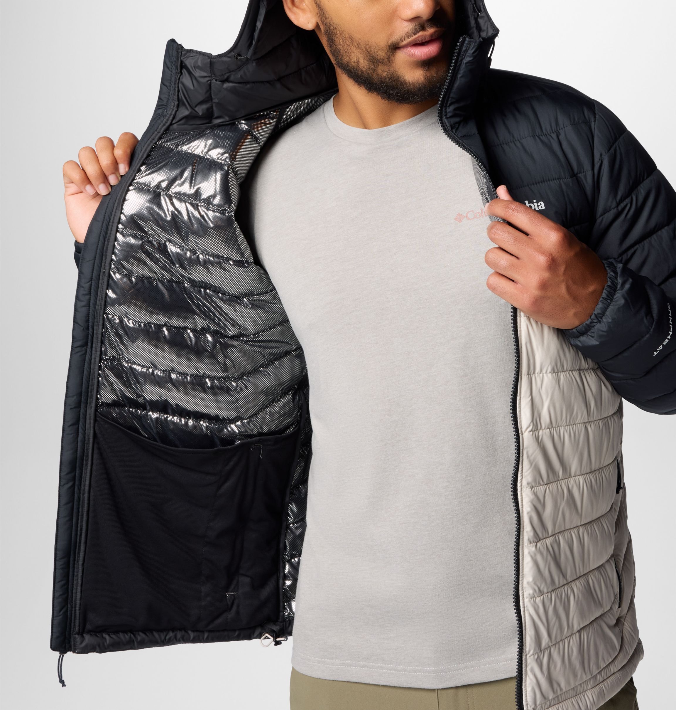 Columbia Steppjacke »POWDER LITE II HOODED JACKET«, (1 St.)