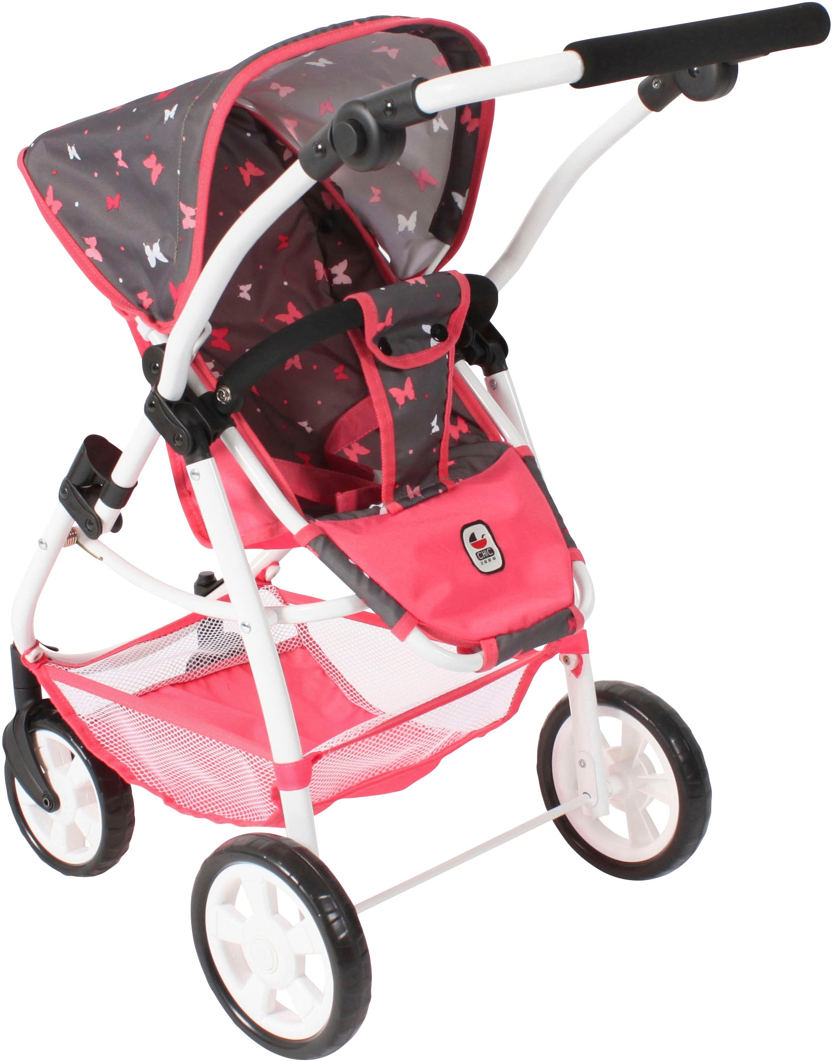 CHIC2000 Kombi-Puppenwagen »Emotion 2.0, Butterfly«, inkl. Babywanne, Sportwagenaufsatz und Autositz