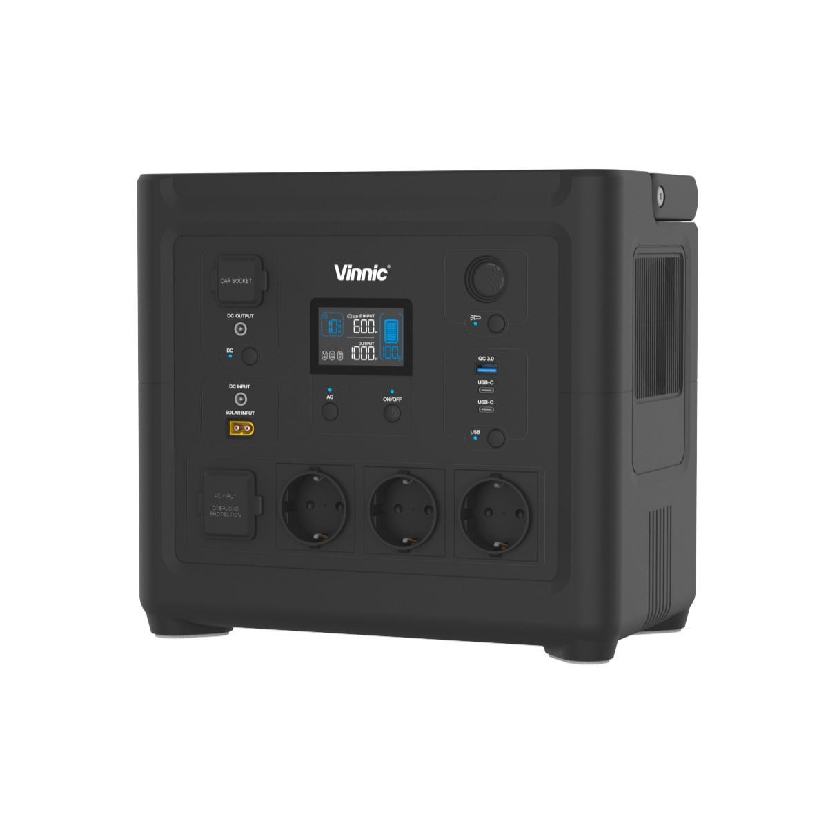 Vinnic Powerstation »BATUR MINI+ Power Station PSB800 EU«, Vinnic BATUR MINI+ Power Station PSB800 EU,black