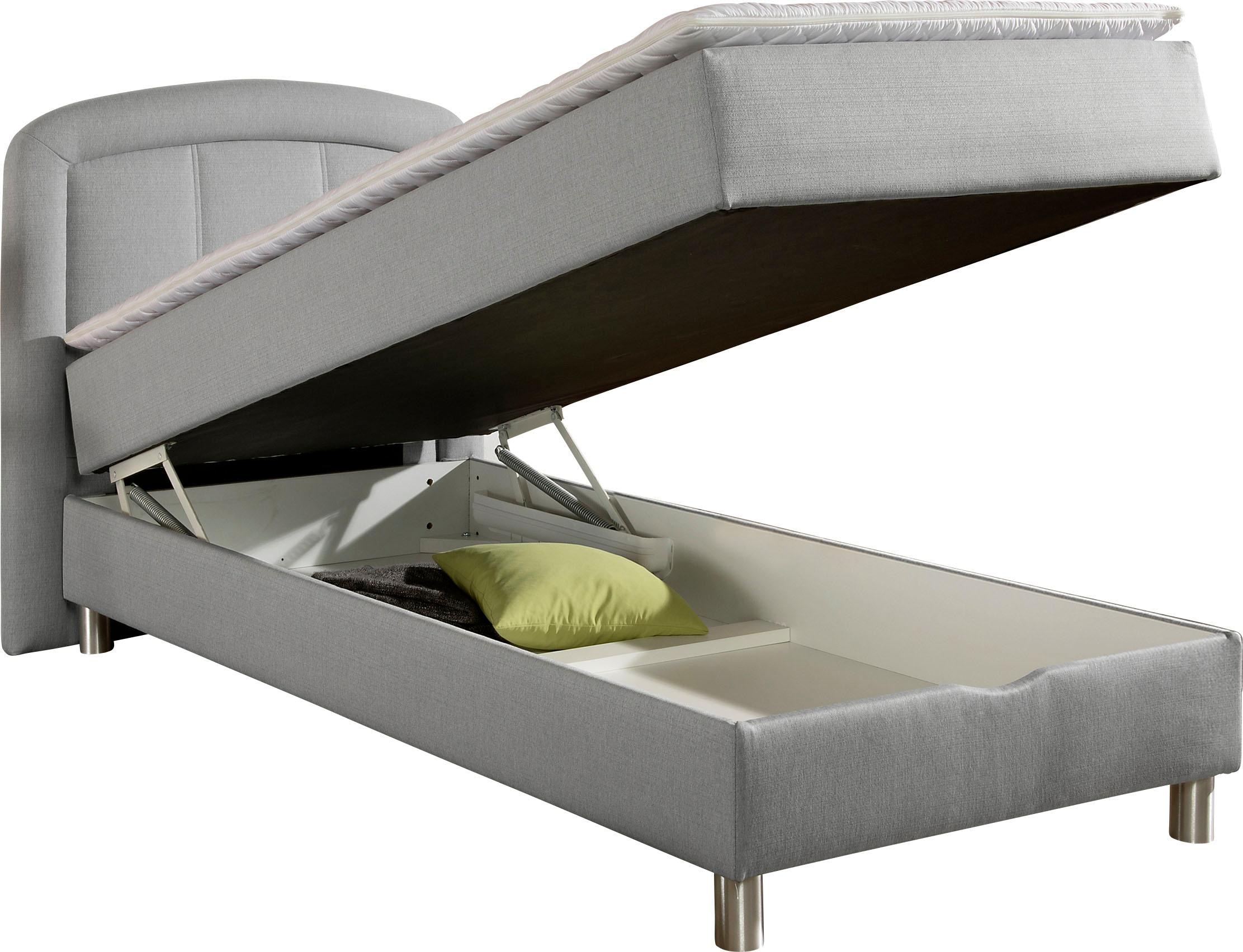 Maintal Polsterbett »Lucas« mit Bettkasten, in 4 Breiten und wahlweise 2 Matratzenarten