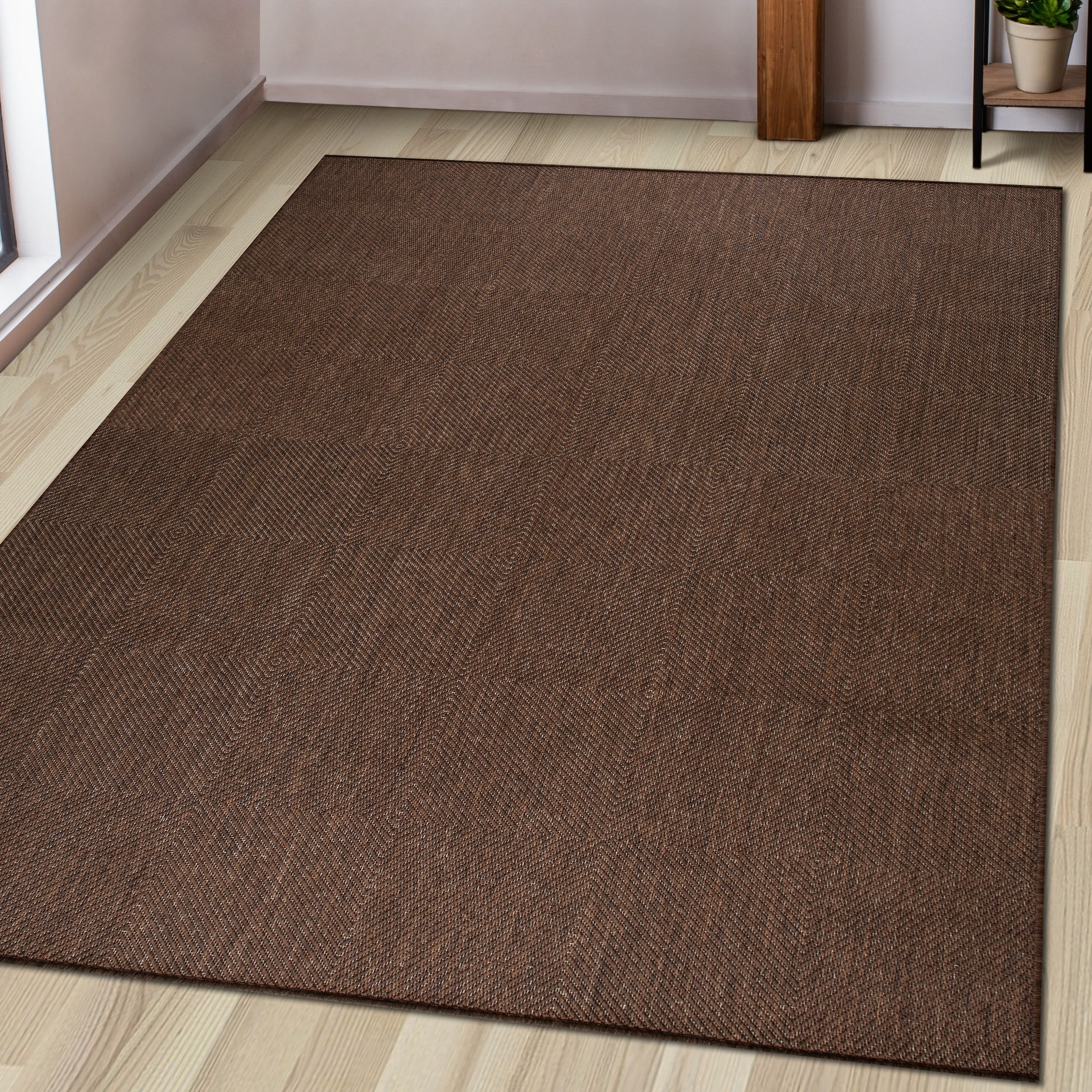 my home Teppich »Anna, auch als Läufer erhältlich« rechteckig 3 mm Höhe In- und Outdoor geeignet, Sisal-Optik, Wetterfest & UV-beständig